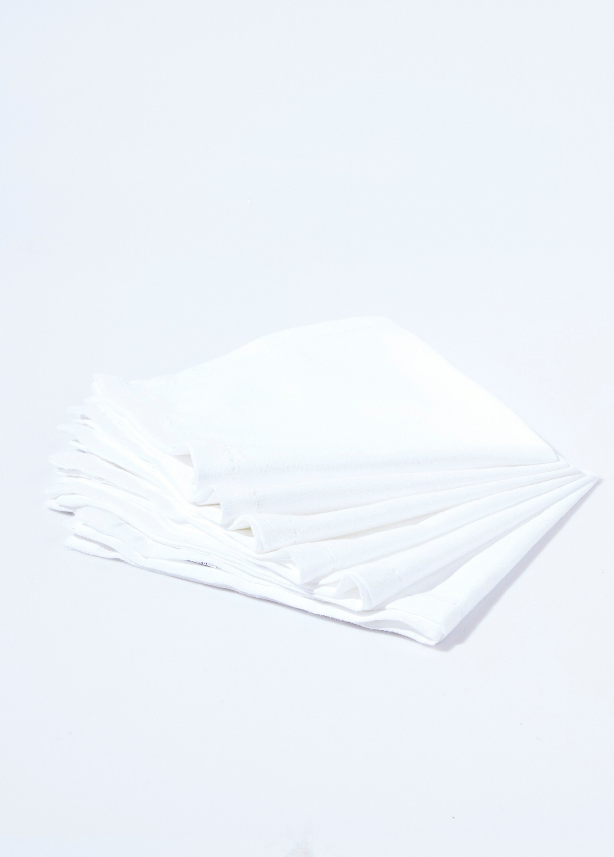 Serviettes de table carrées en coton