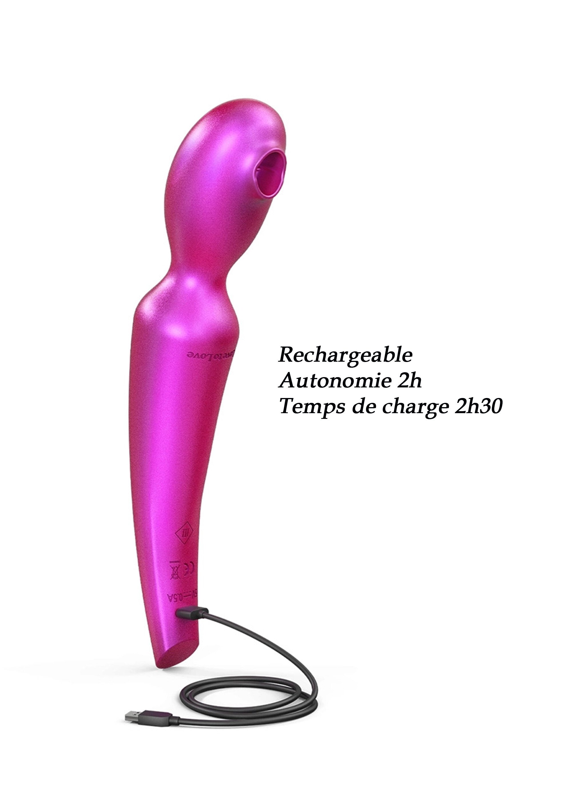 Stimulateur clitoridien 5 modes Pleaser ROSE LOV-6033531 DE2