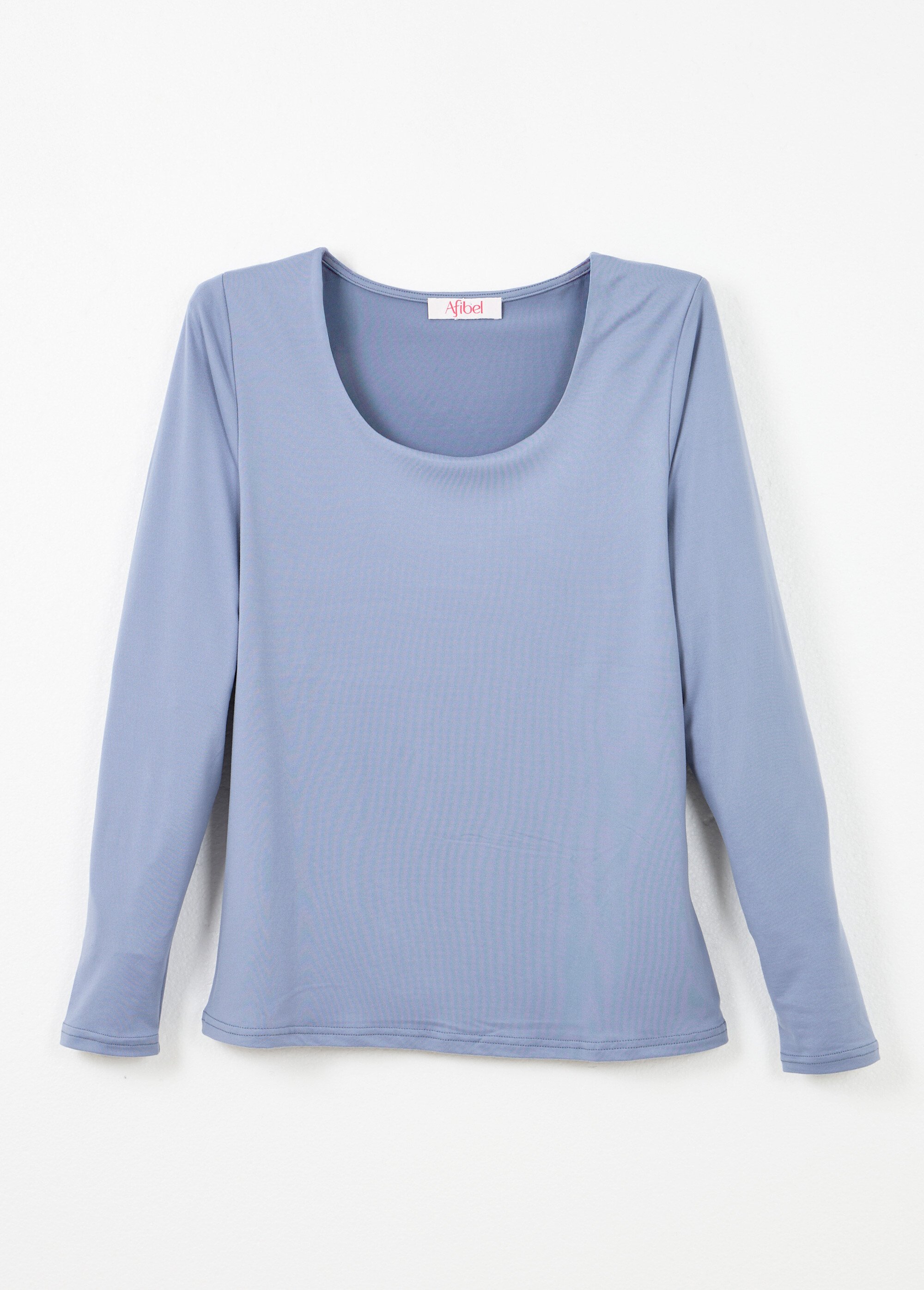 T-shirt col danseuse manches longues Femme Bleu COME AP1