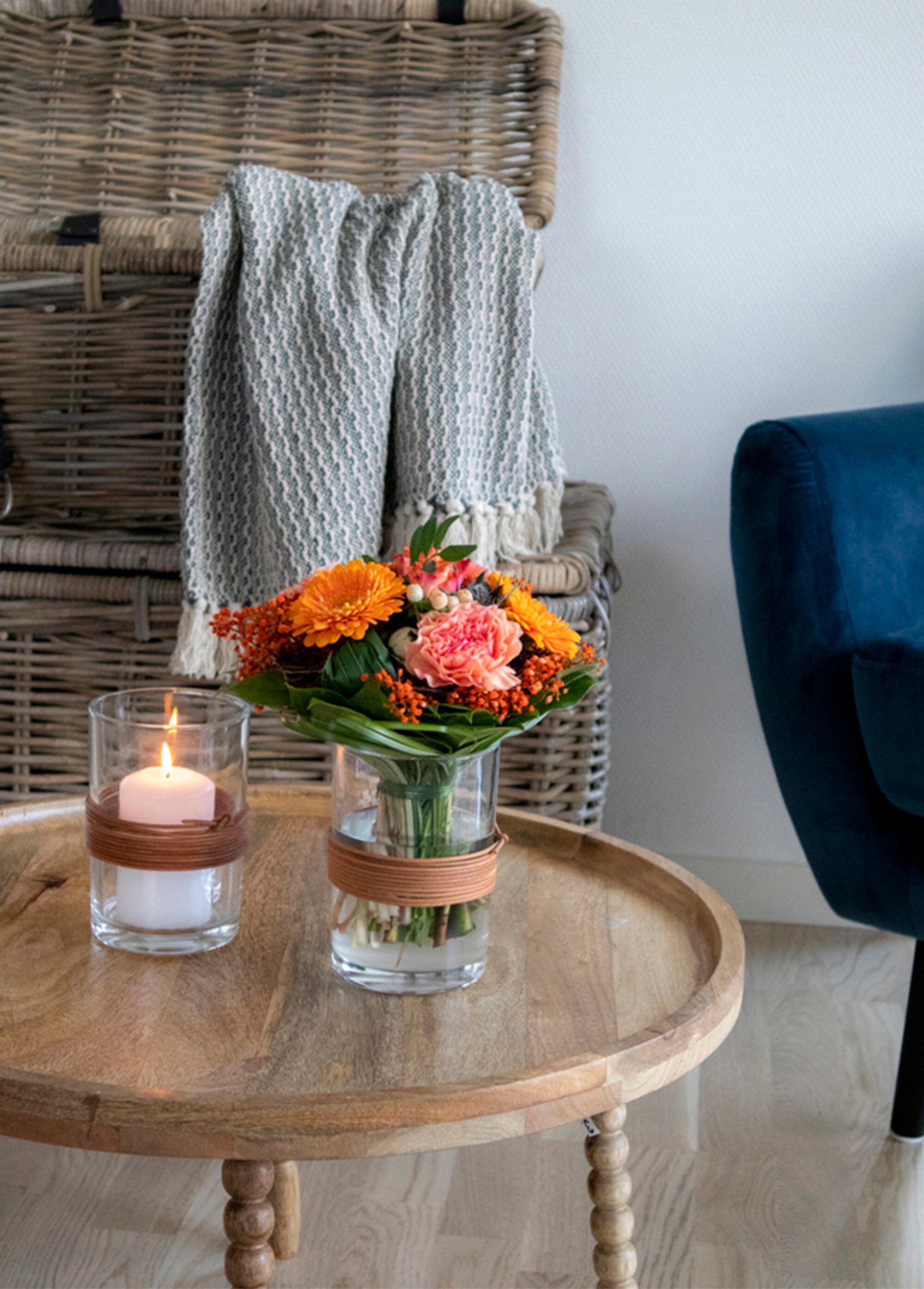 Table basse en manguier, pieds fantaisie BEIGE HN-2101070 SI2