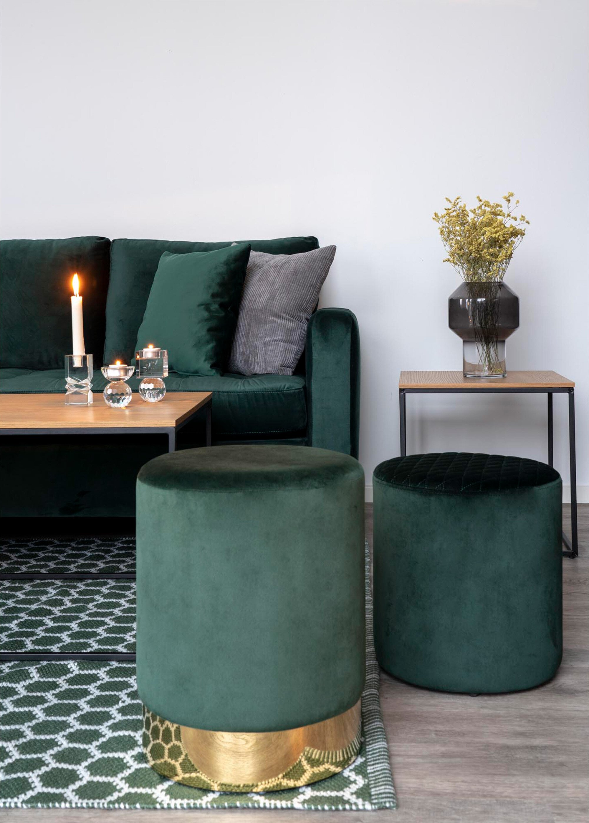 Table d'appoint chêne, structure acier BEIGE HN-2101405 SI1