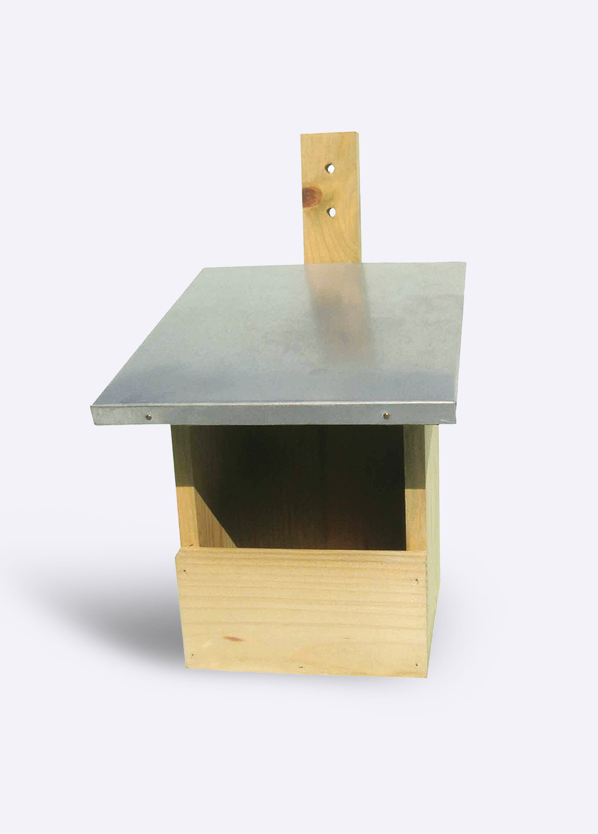 Nichoir en bois certifié FSC et métal