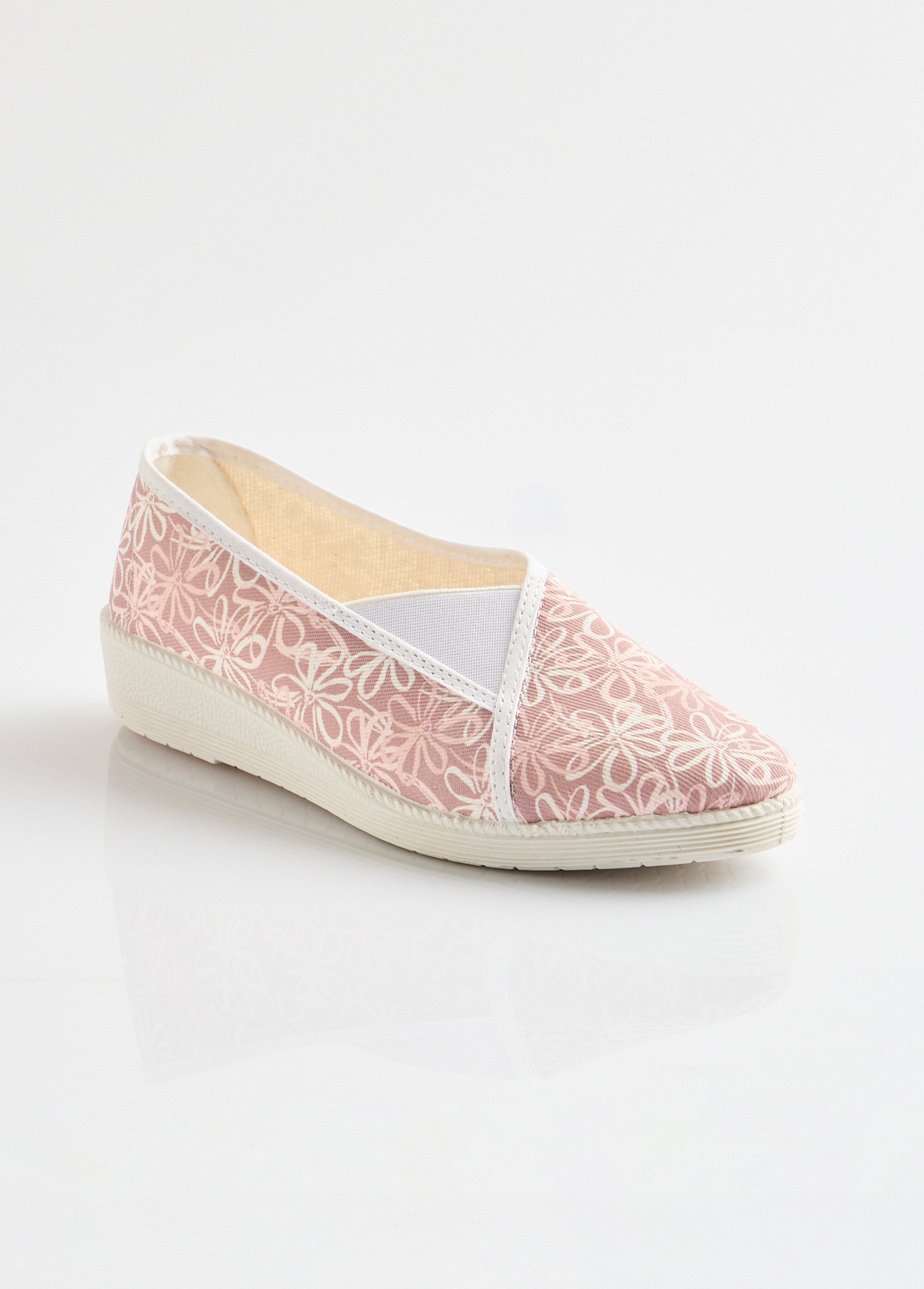 Chaussons ballerines élastiquée imprimées