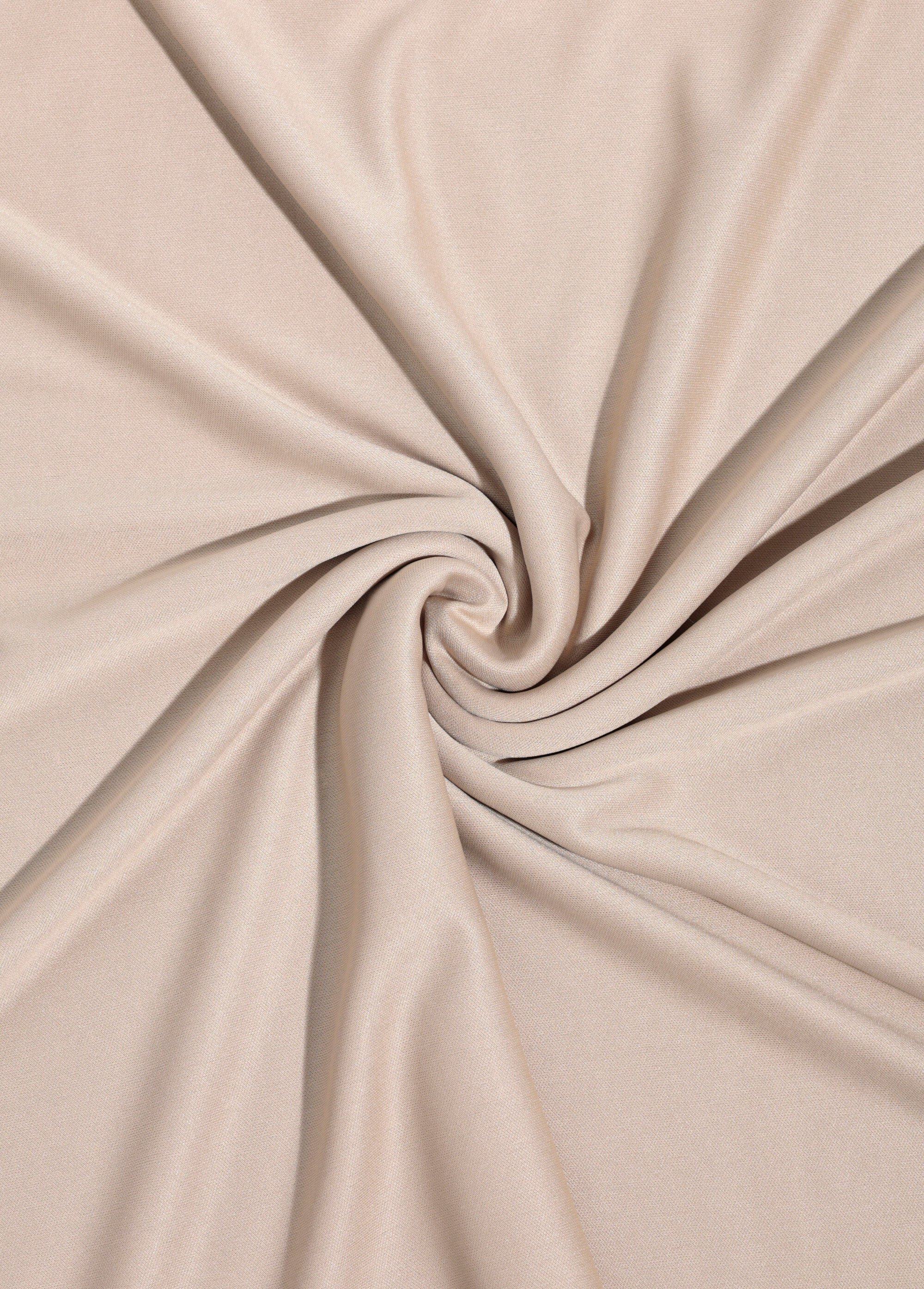 Coupon tissu jersey stretch clair BEIGE COT139447 FA1