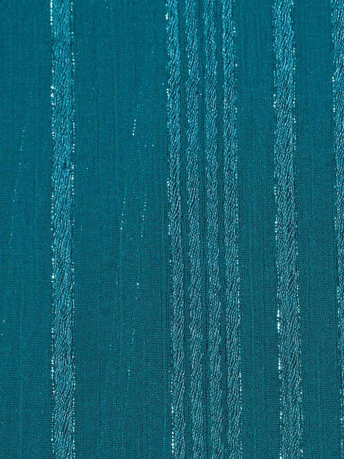 Coupon tissu voile métallisé, Aqua BLEU COT146166 DE2