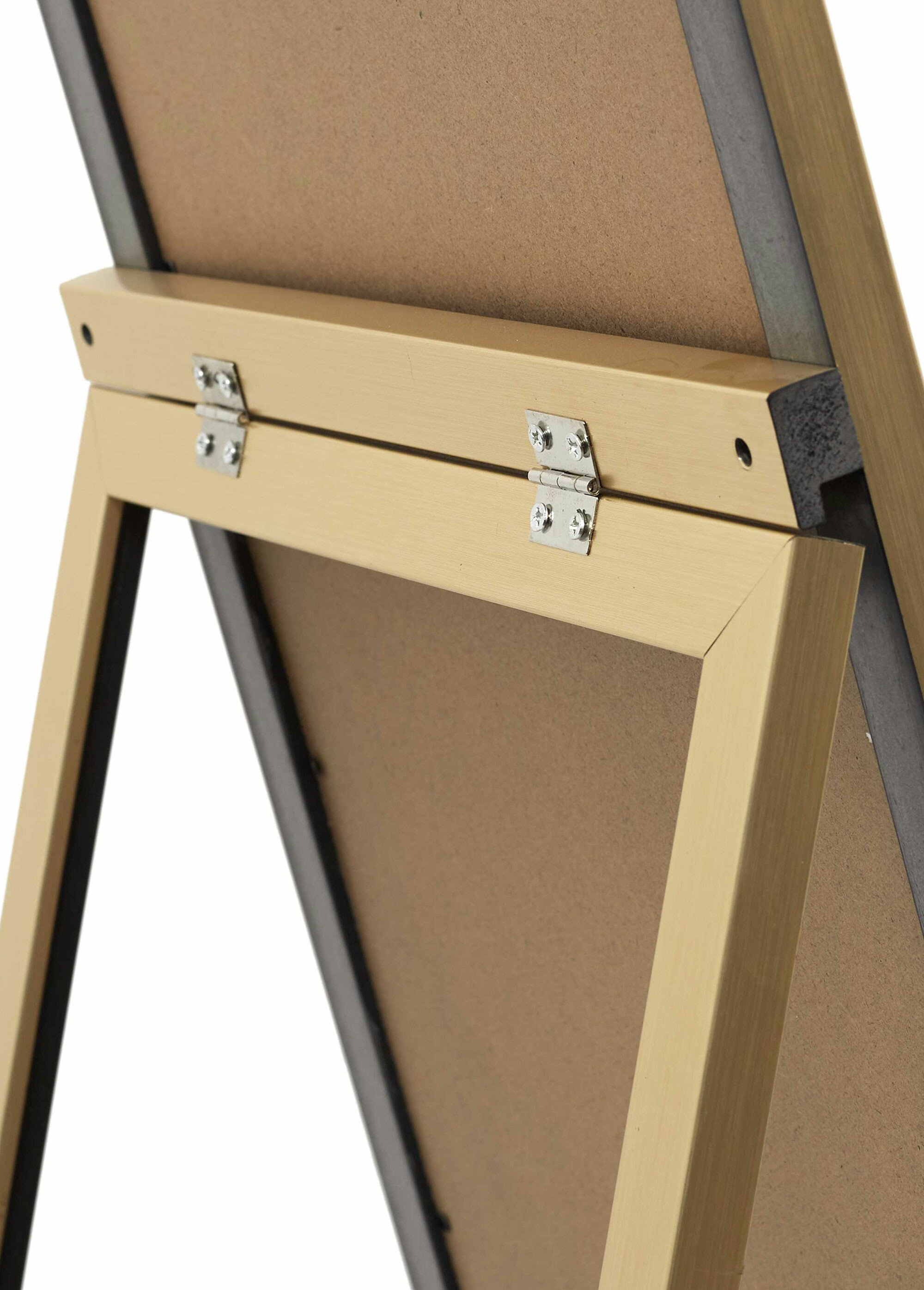 Miroir métallisé sur pied, forme psyché Doré CMP-HD4253 DE3