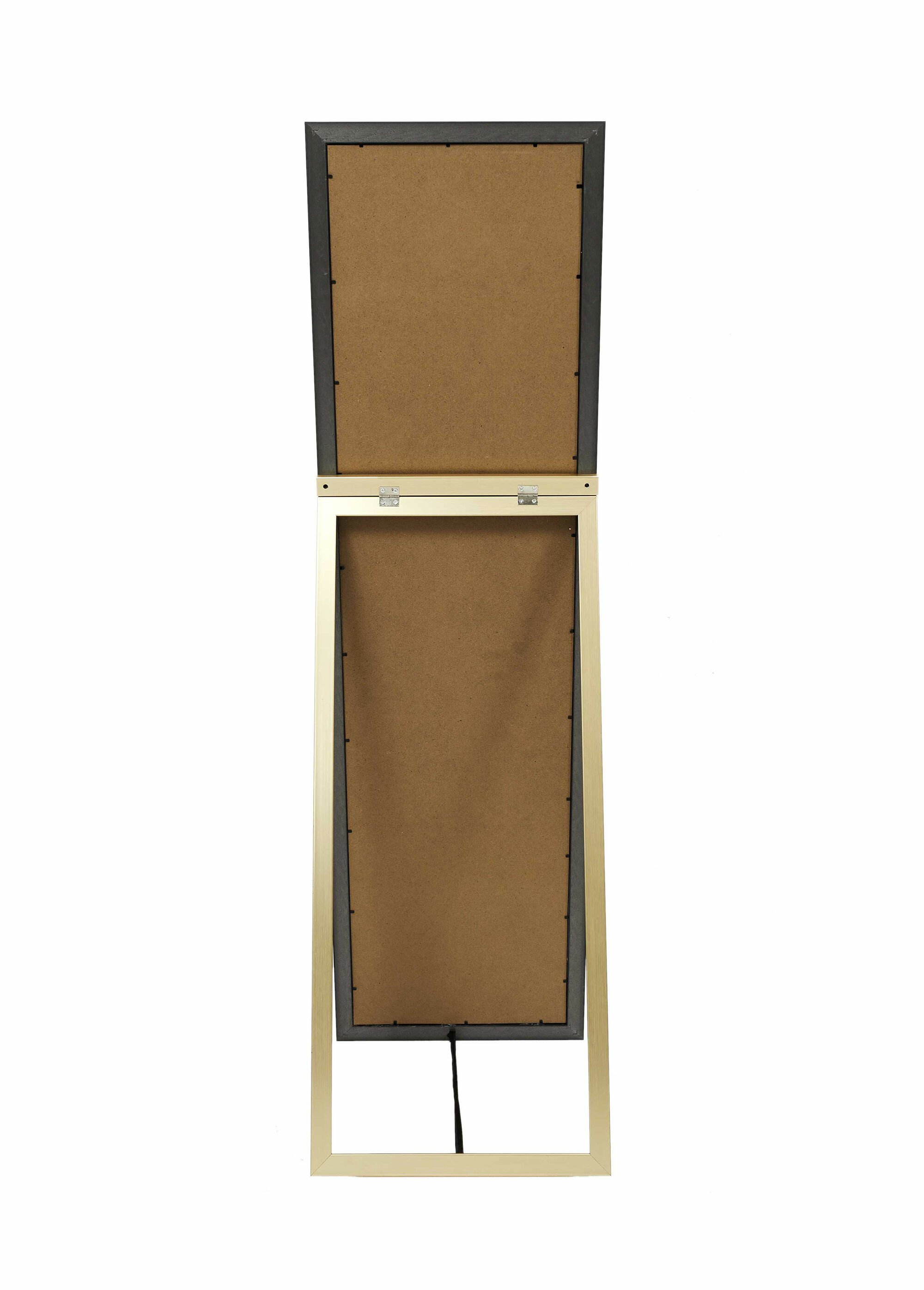 Miroir métallisé sur pied, forme psyché Doré CMP-HD4253 DO1