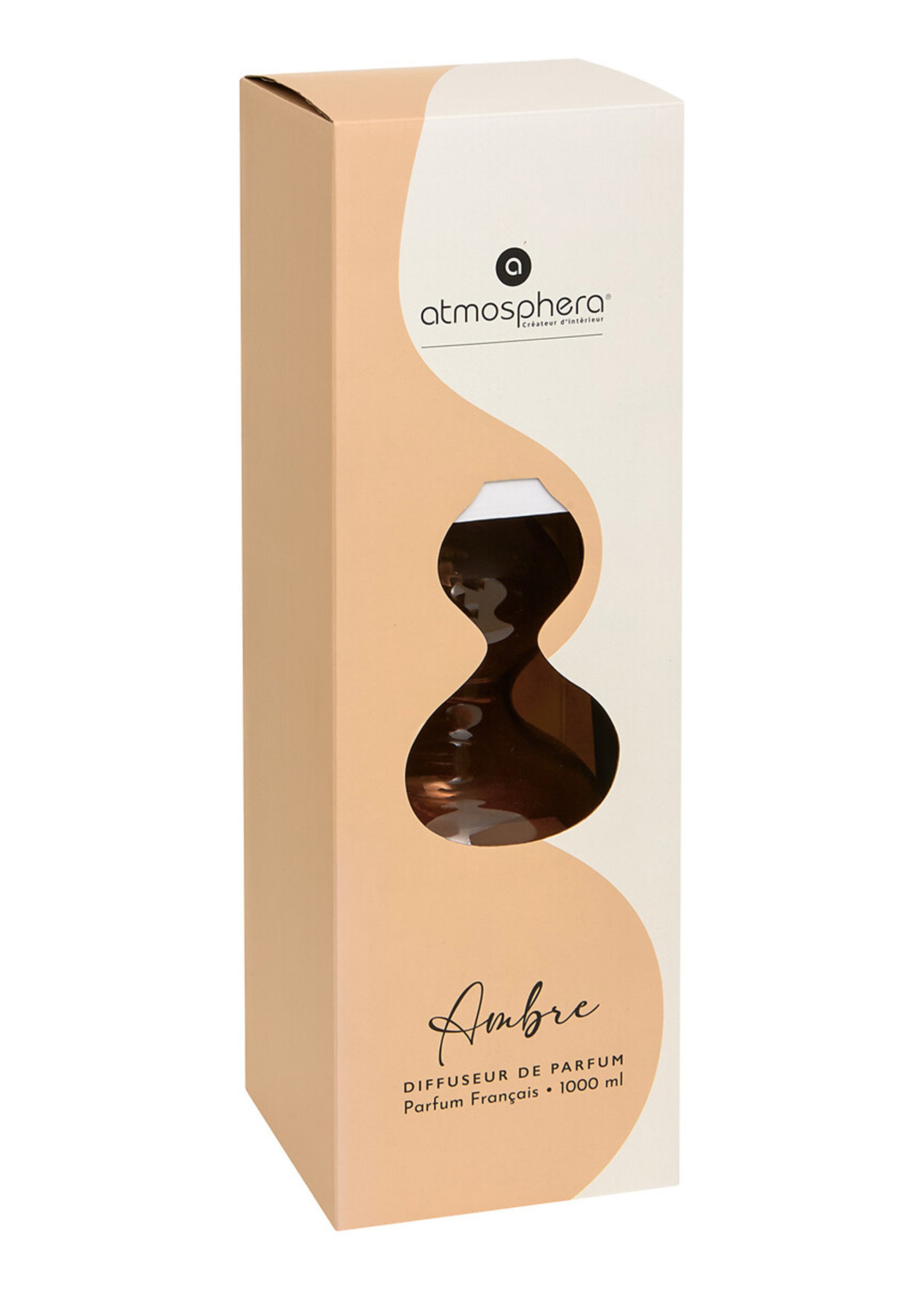 Diffuseur verre coloré + batonnets bois