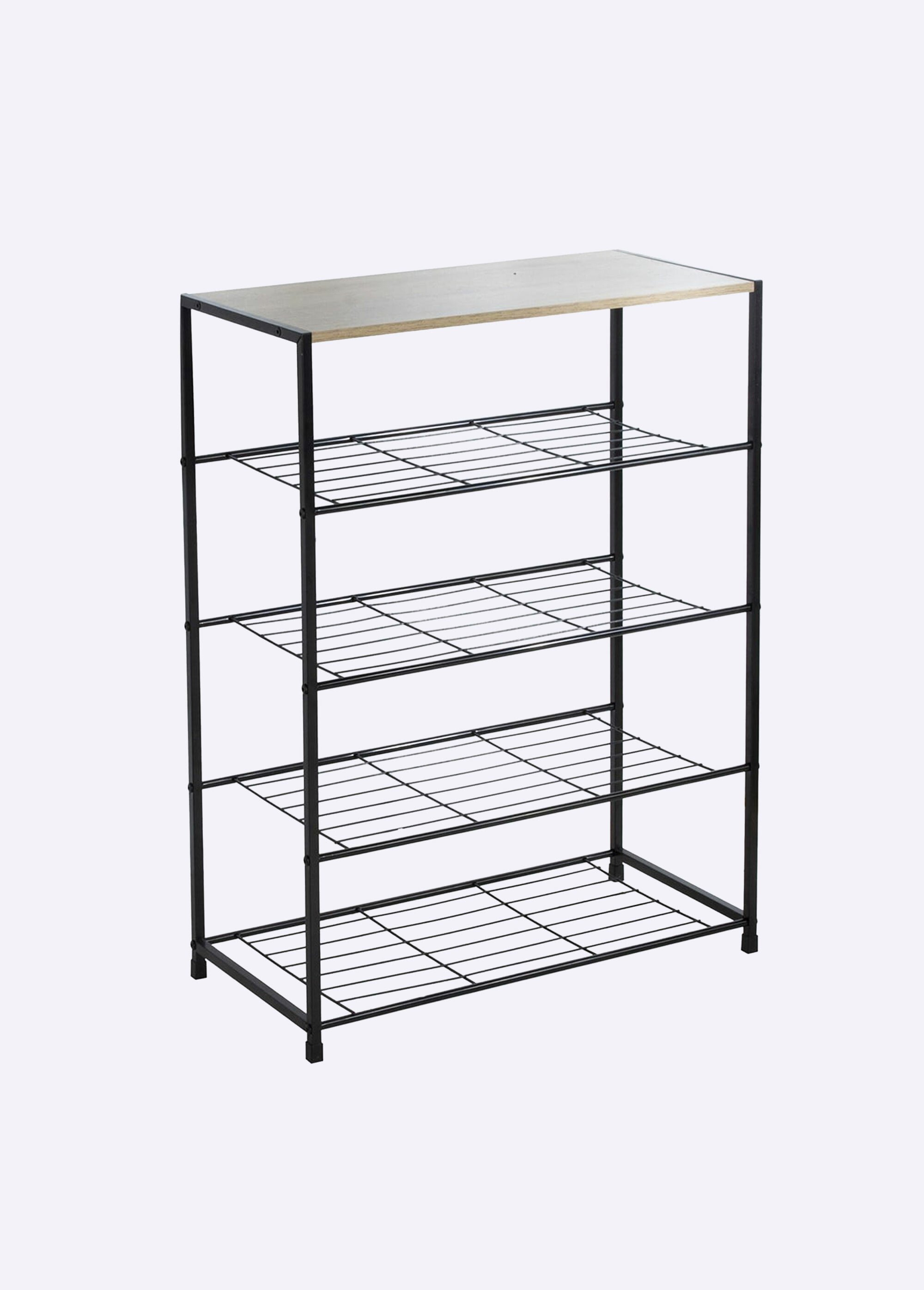 Etagère à chaussures 4 niveaux métal