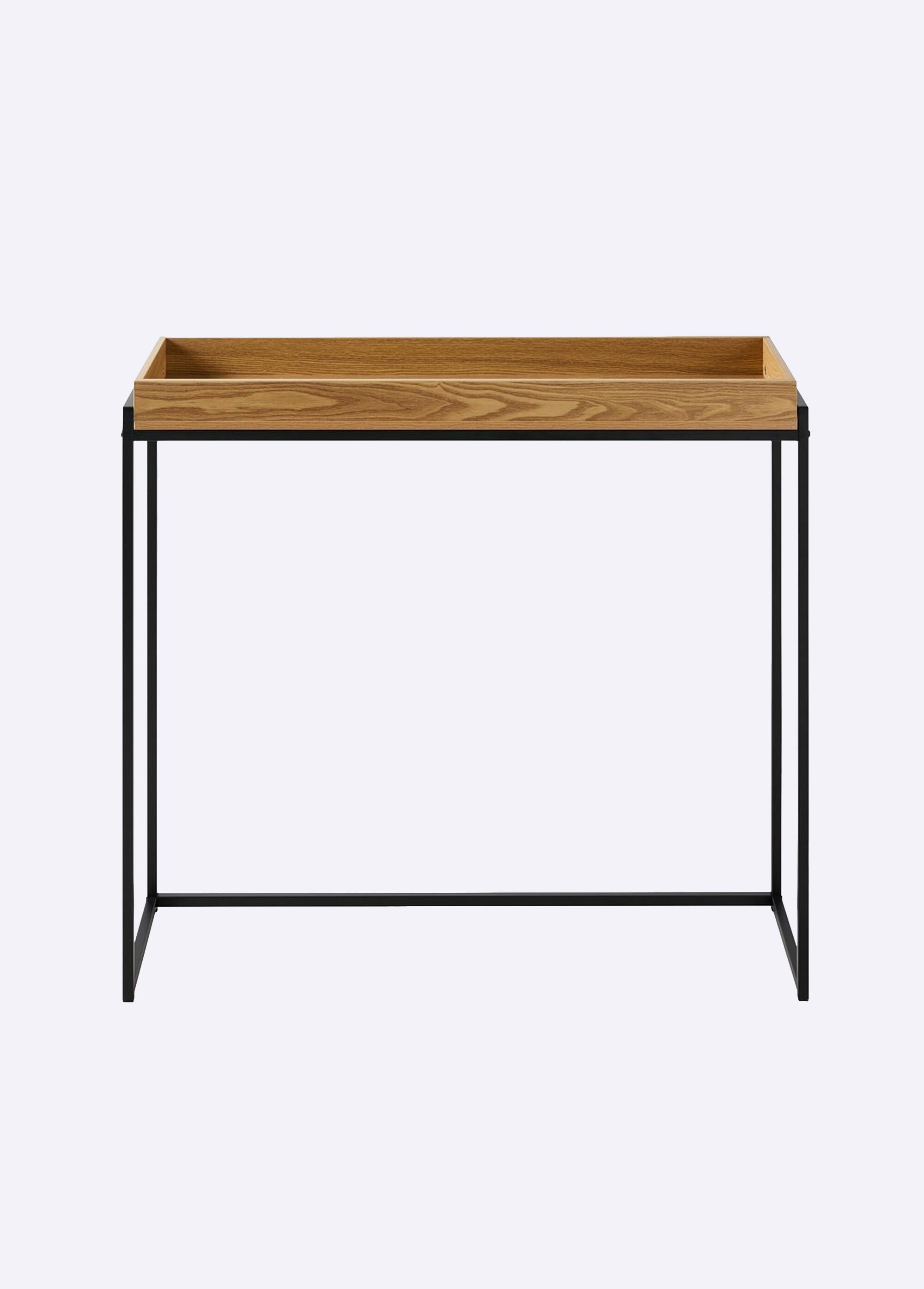 JESSIE Console avec plateau  aspect bois MARRON CAL-14886133 FA1