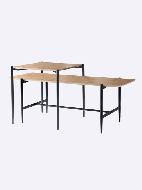 JESSIE Tables basses gigognes MARRON CAL-14885133 FA1