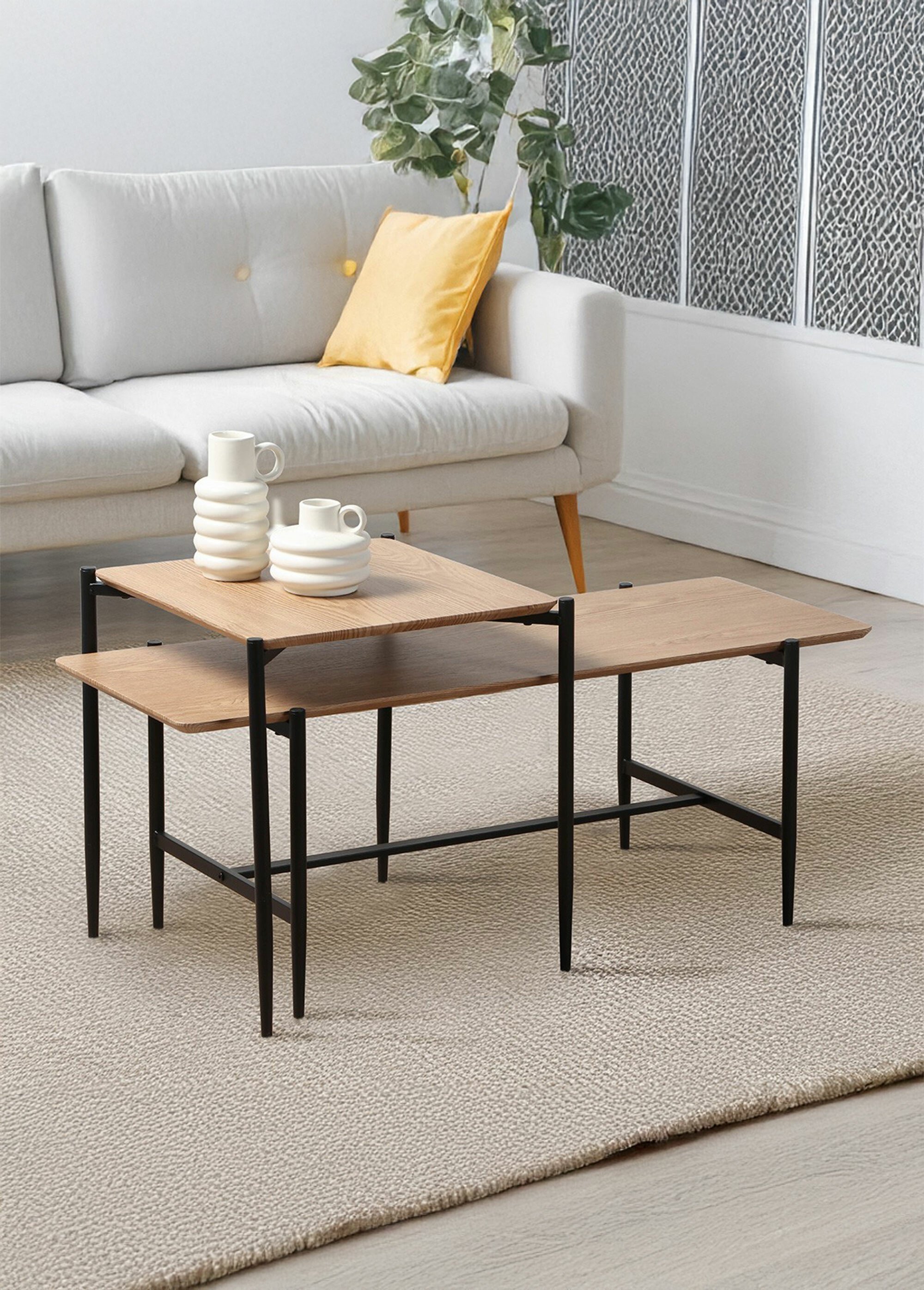 JESSIE Tables basses gigognes MARRON CAL-14885133 SI1