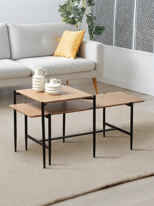 JESSIE Tables basses gigognes MARRON CAL-14885133 SI1