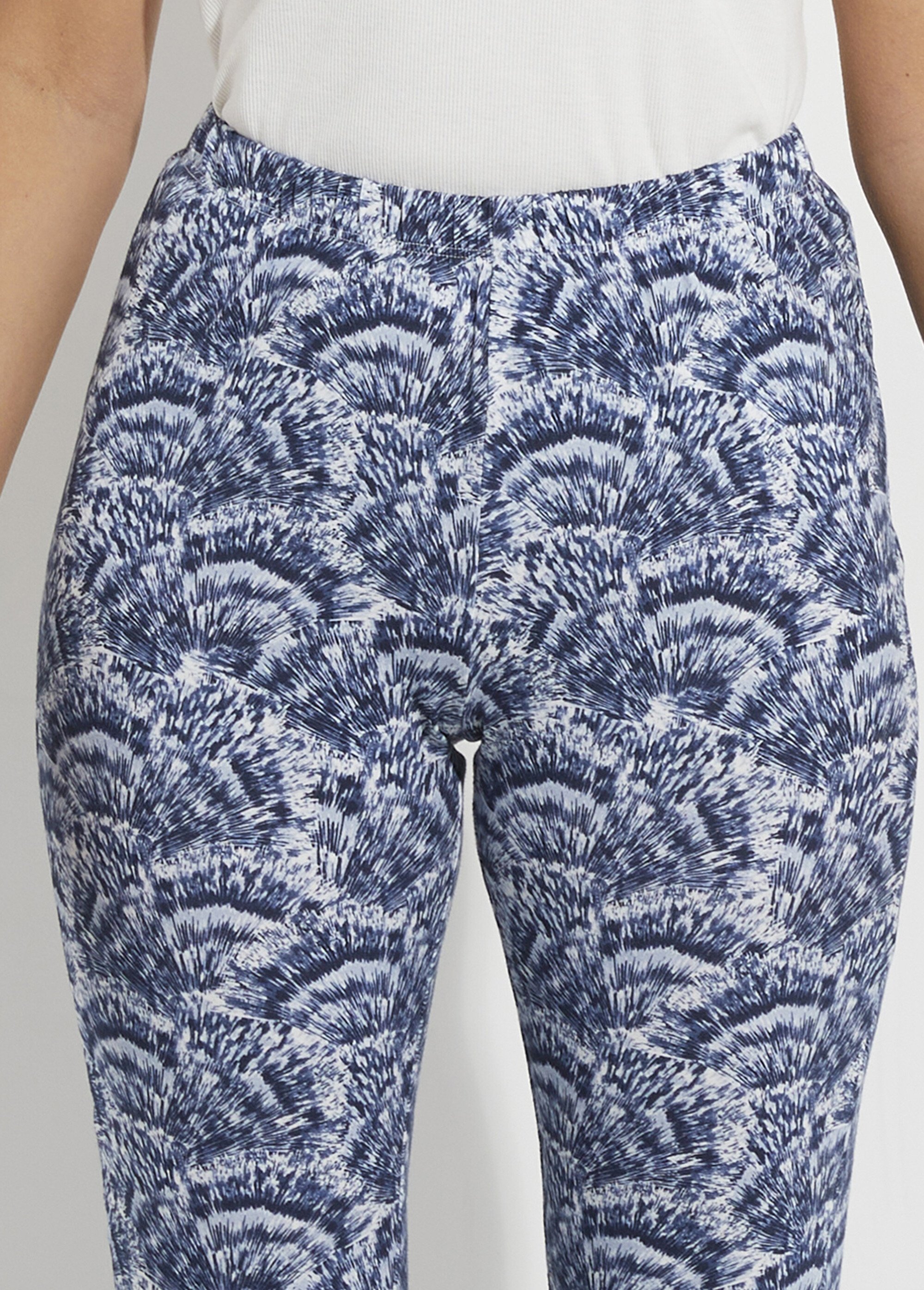 Legging ceinture élastiquée uni ou imprimé