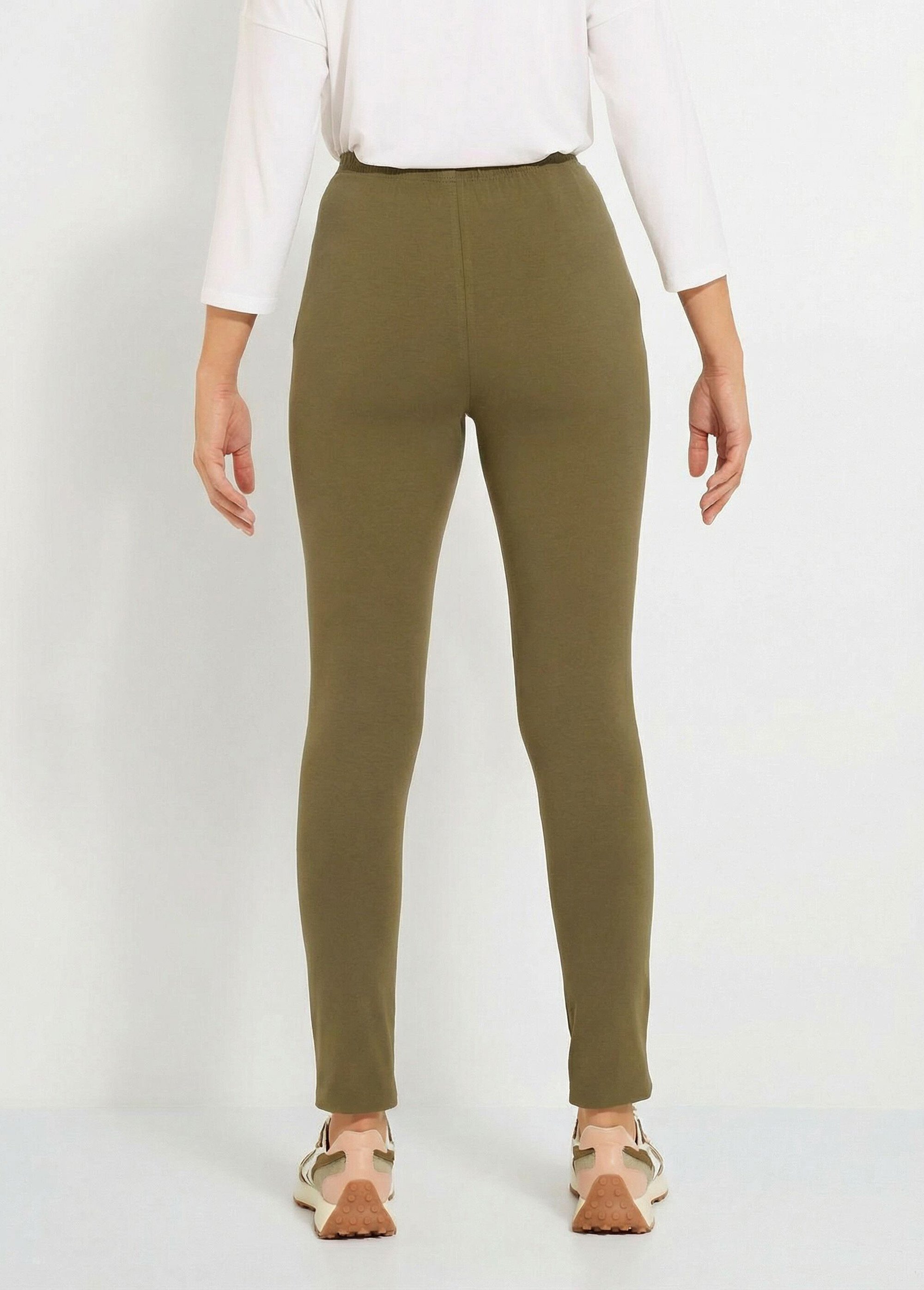 Legging ceinture élastiquée uni ou imprimé
