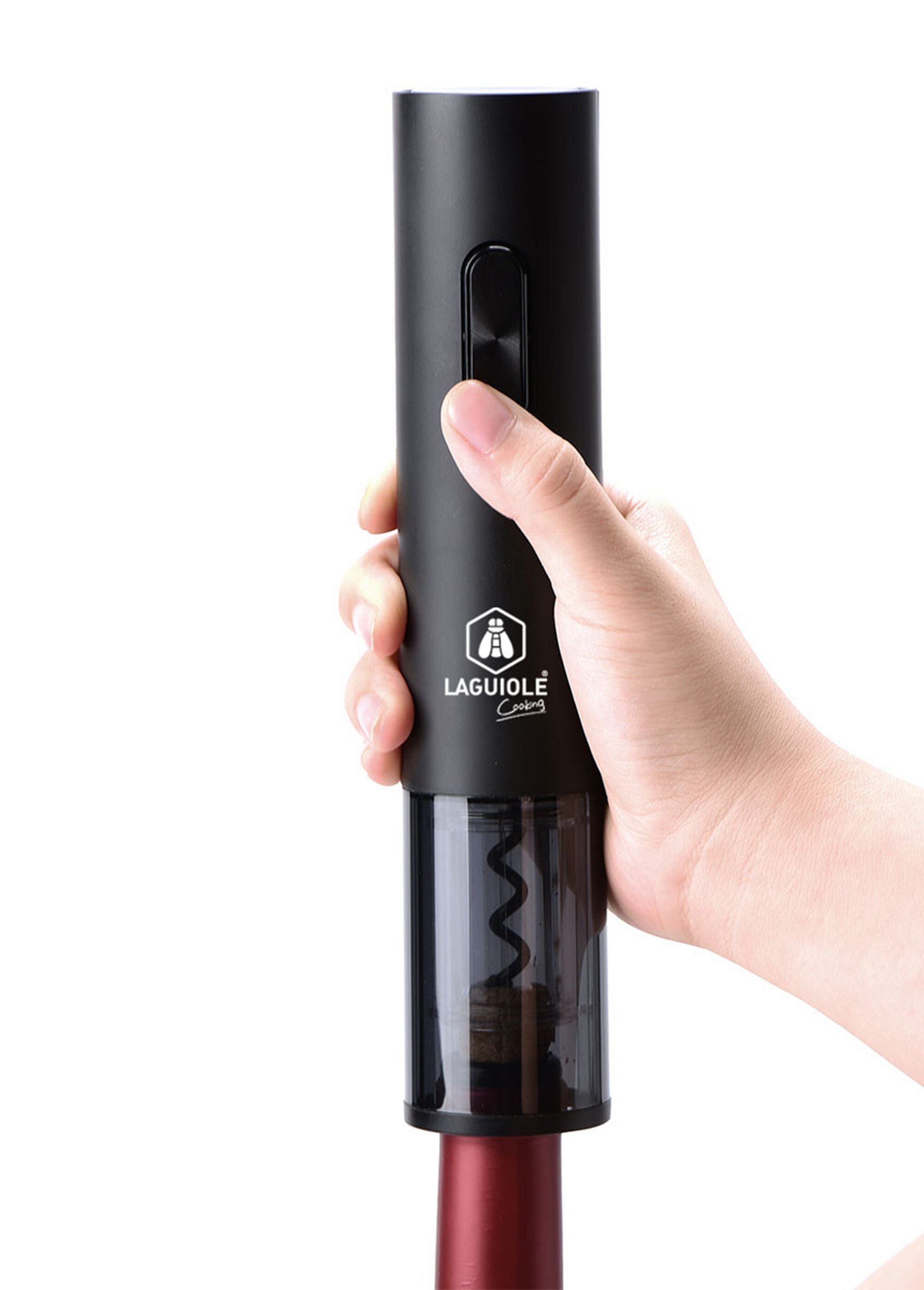 Ouvre-bouteille électrique à piles Noir 9220175 DE4