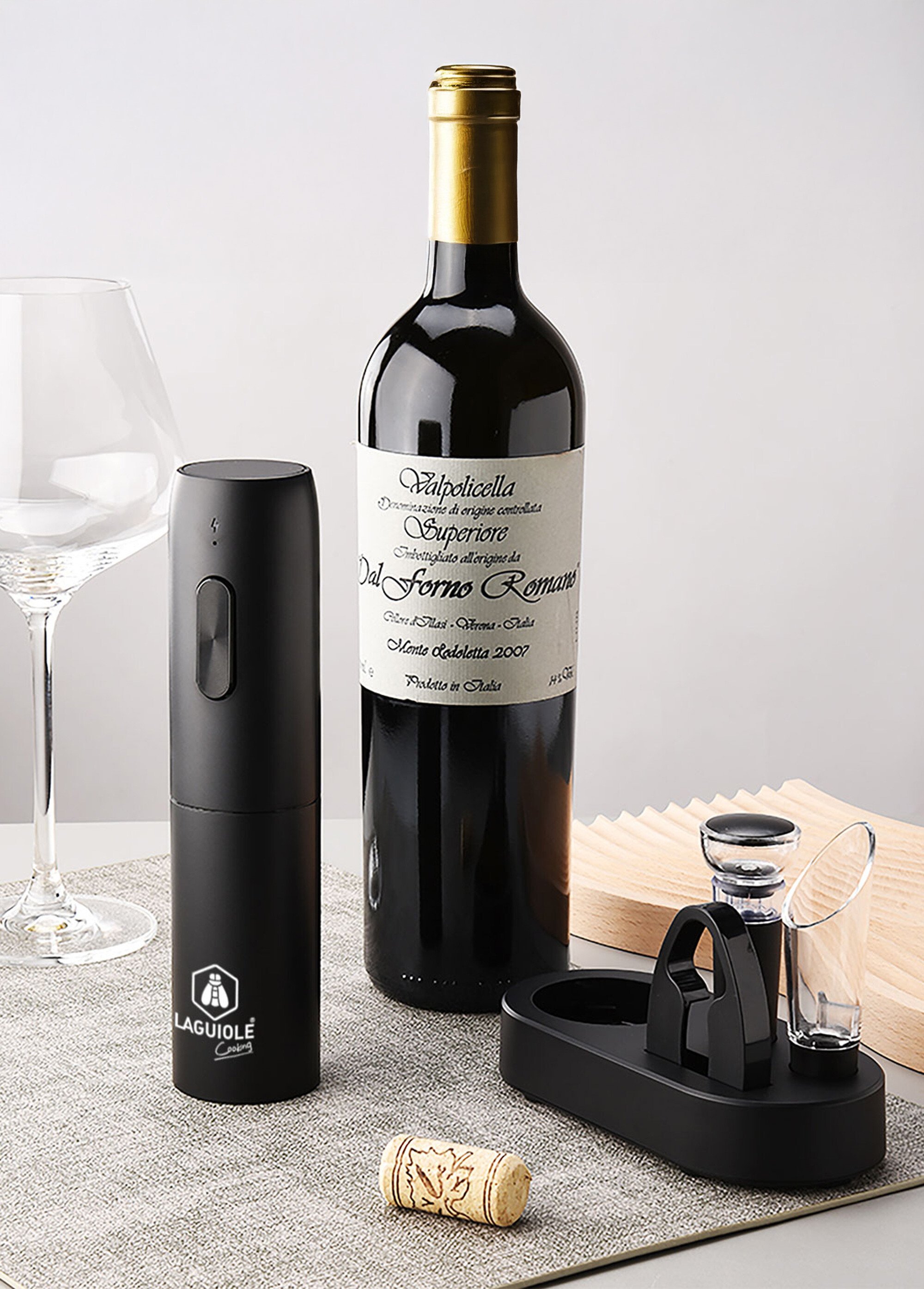 Ouvre-bouteille électrique rechargeable Noir 9220180 SF1