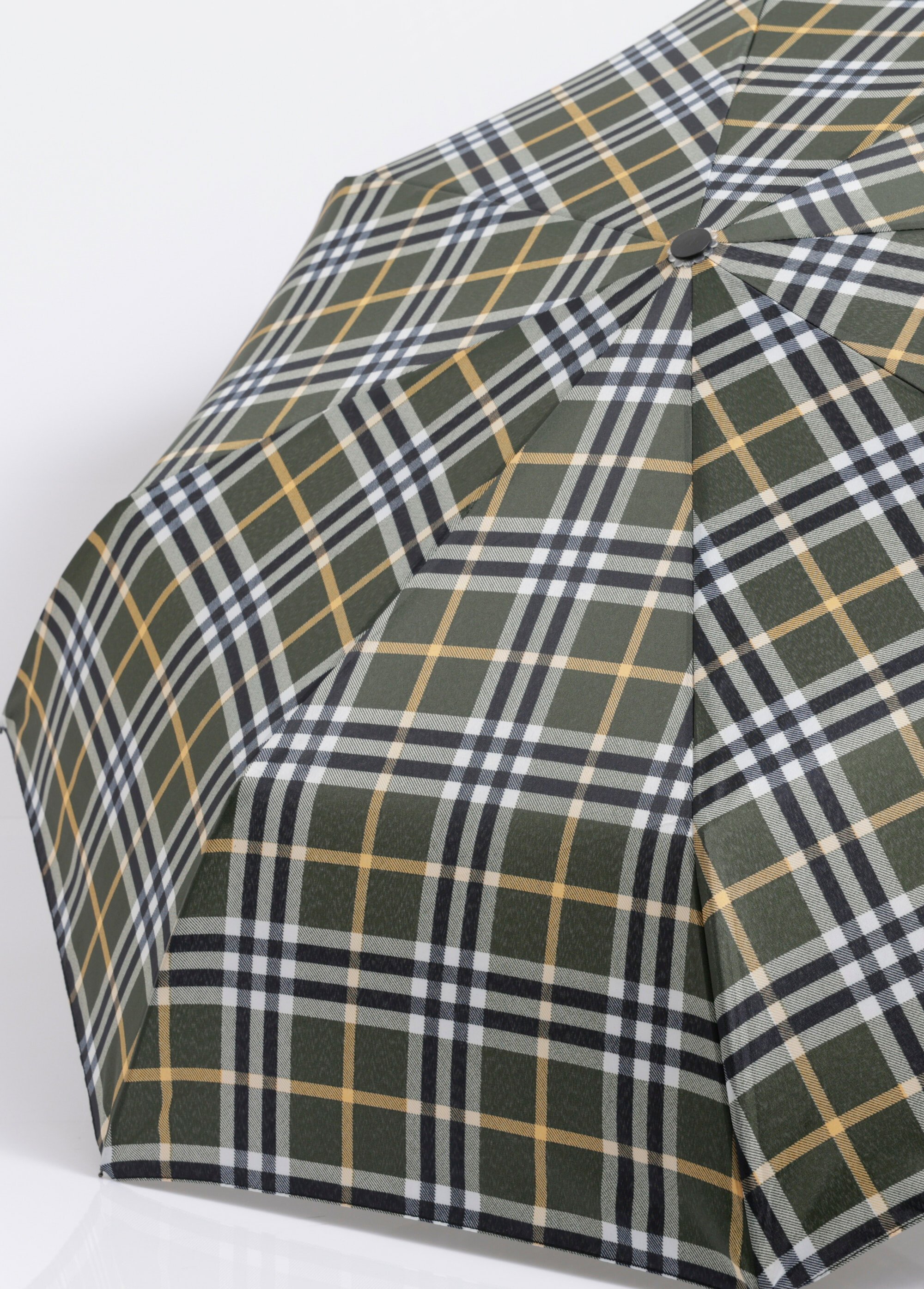 Parapluie automatique imprimé carreaux Femme Vert NES180PAR2501 DE1