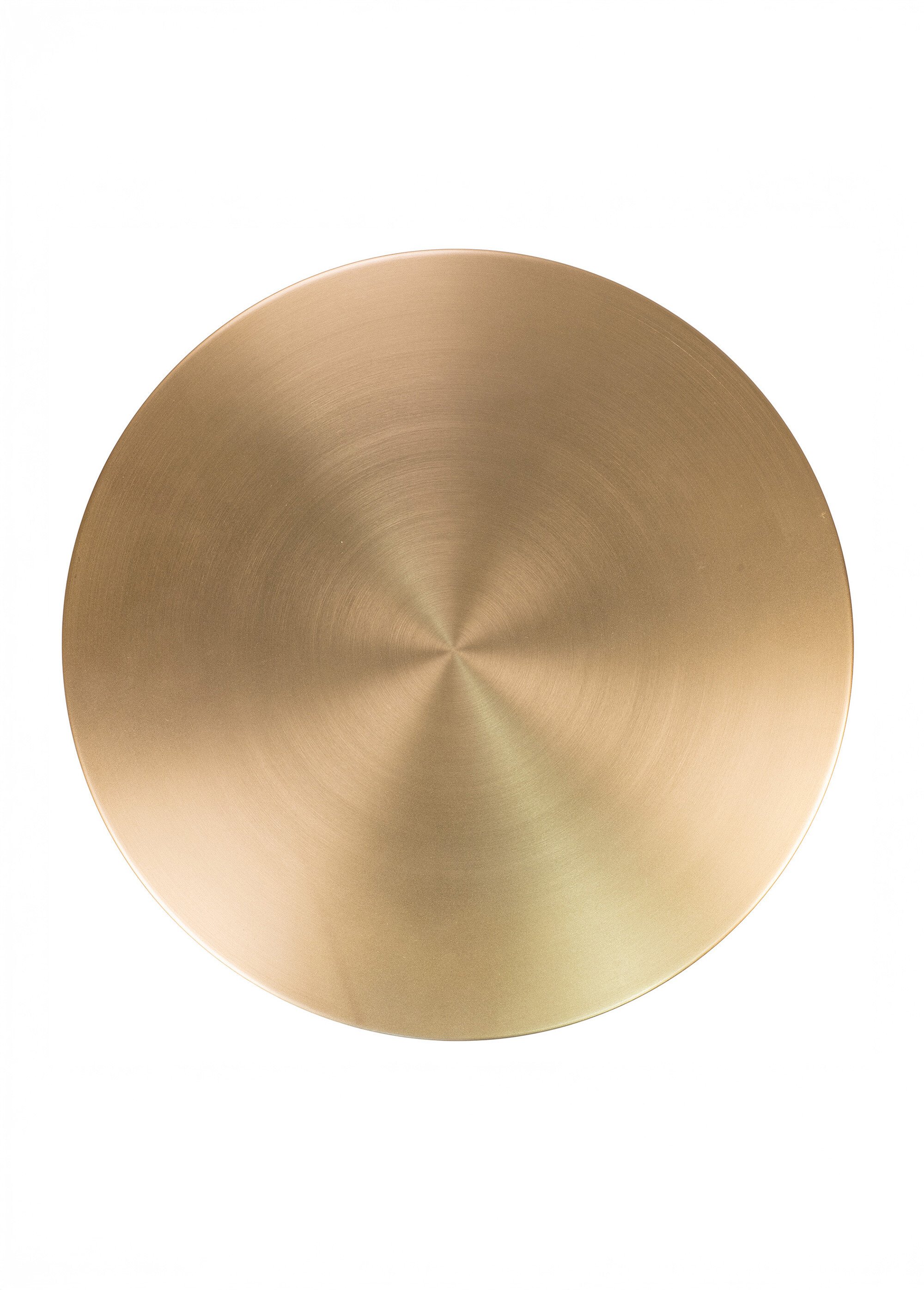 Table d'appoint haute, laiton et marbre BLANC HN-1601500 DE1