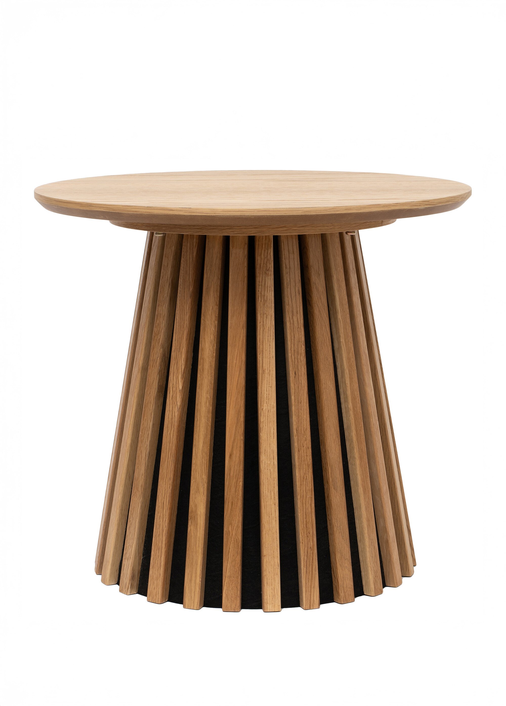 Table d'appoint, placage chêne clair MARRON HN-2102085 DE1