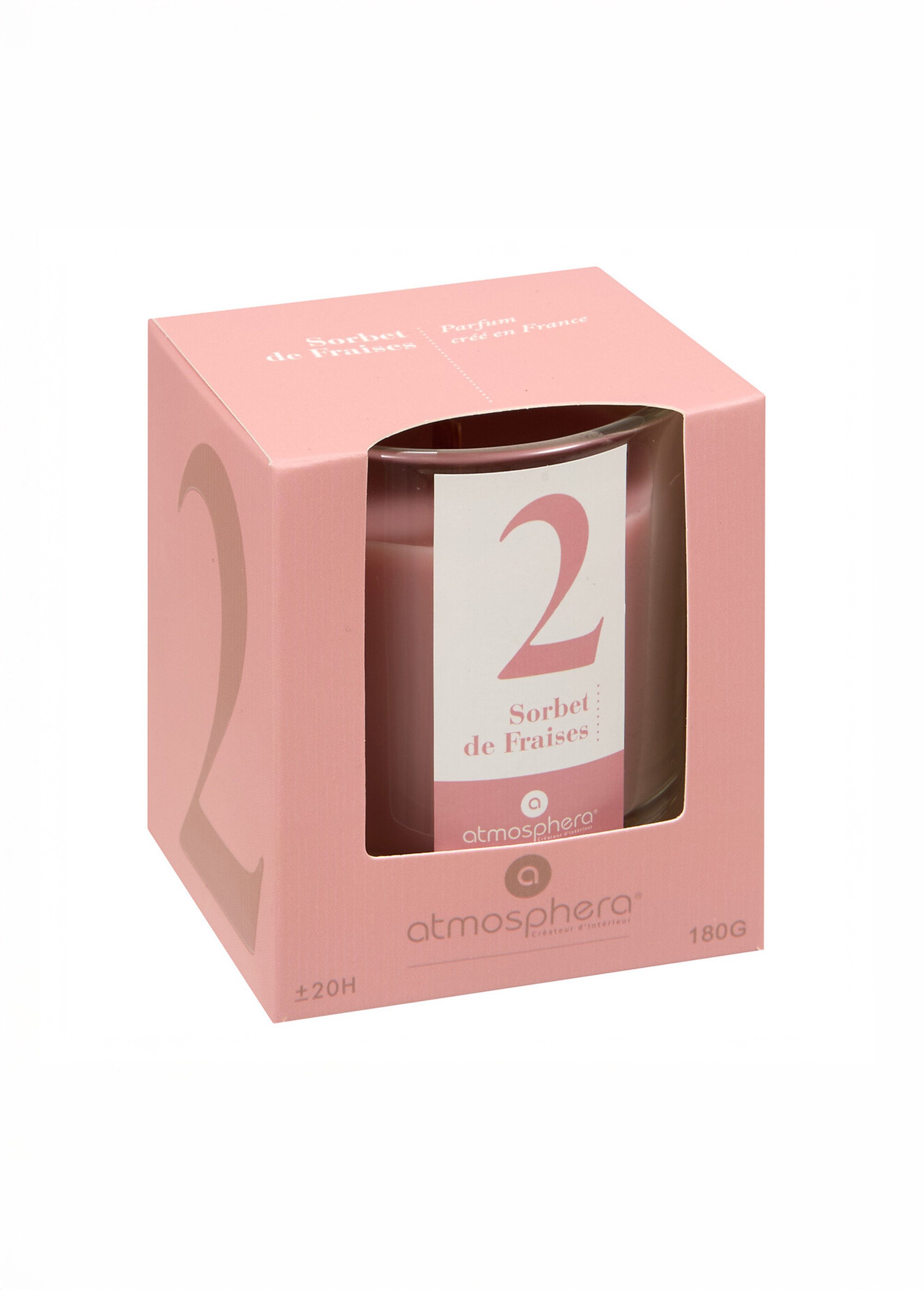 Bougie parfumée Numia en verre Rose JJA-214800 DE1