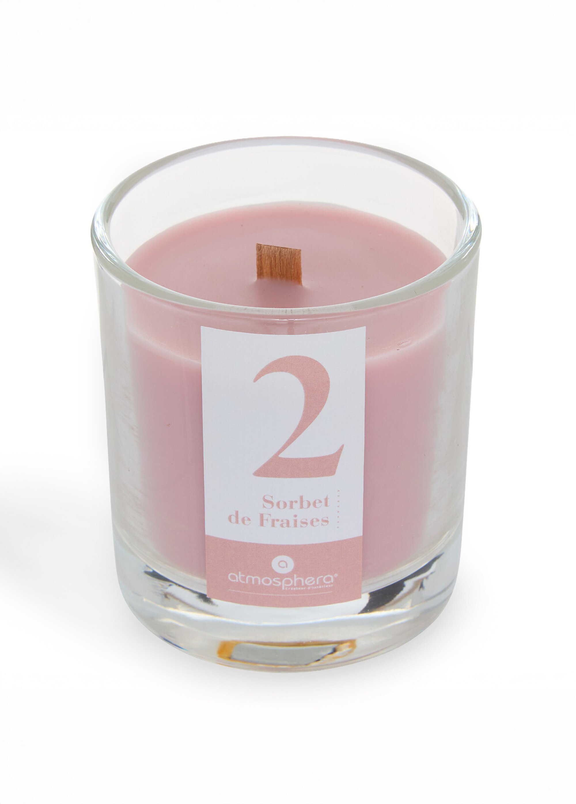 Bougie parfumée Numia en verre Rose JJA-214800 FA1