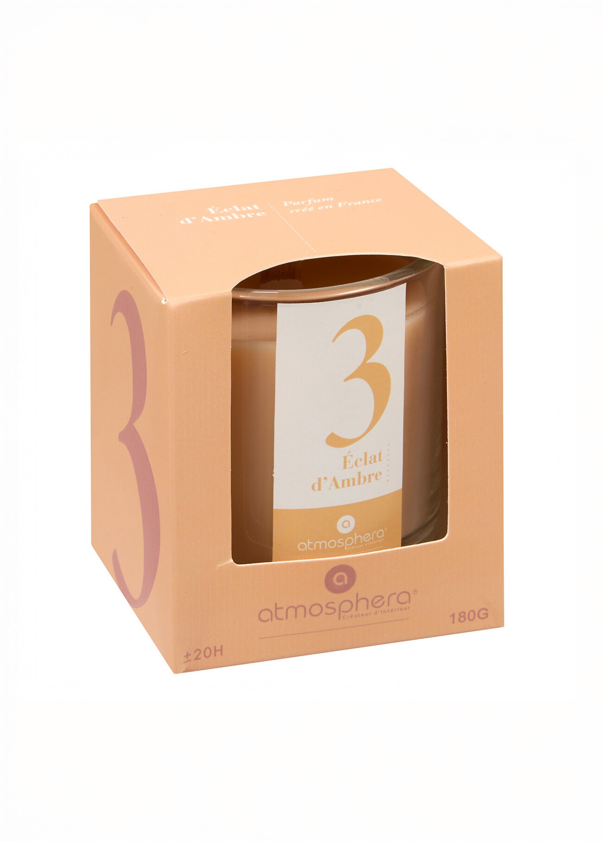 Bougie parfumée Numia en verre Orange JJA-214800 DE1