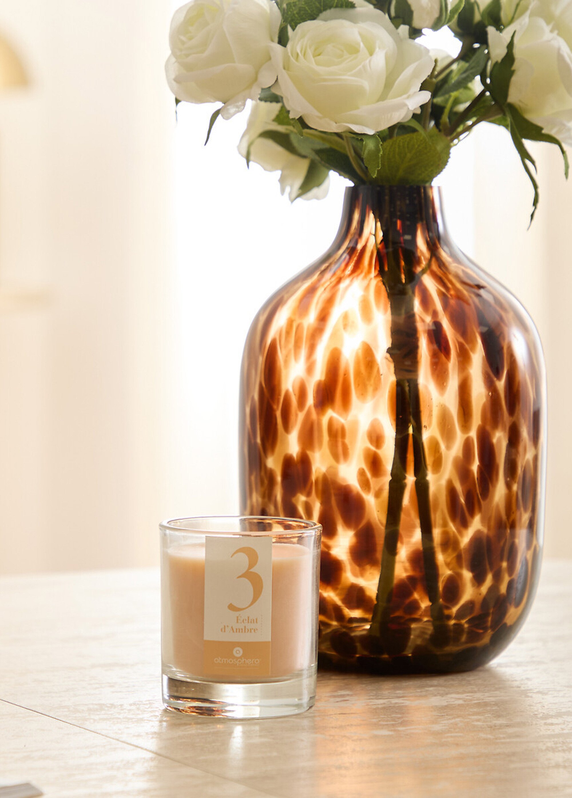 Bougie parfumée Numia en verre Orange JJA-214800 SI1