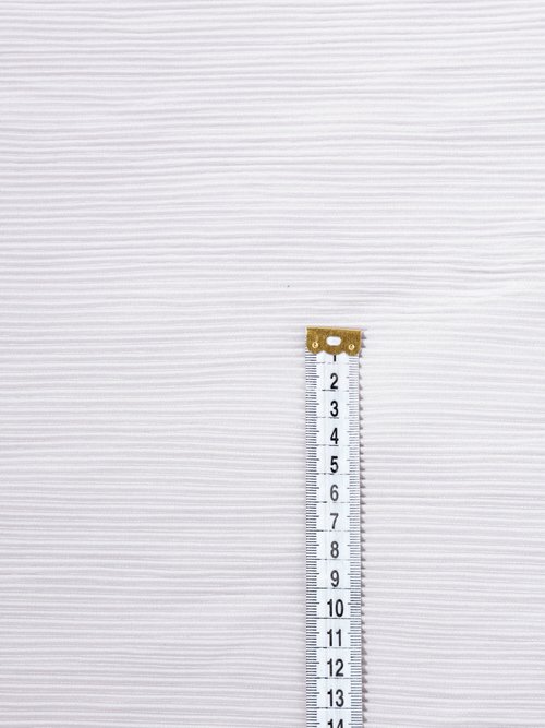 Coupon habillement, tissu plissé GRIS COT147894 DE1