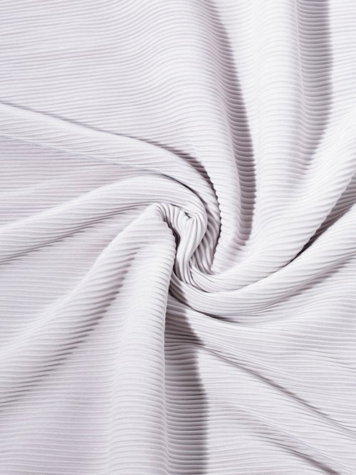 Coupon habillement, tissu plissé GRIS COT147894 FA1