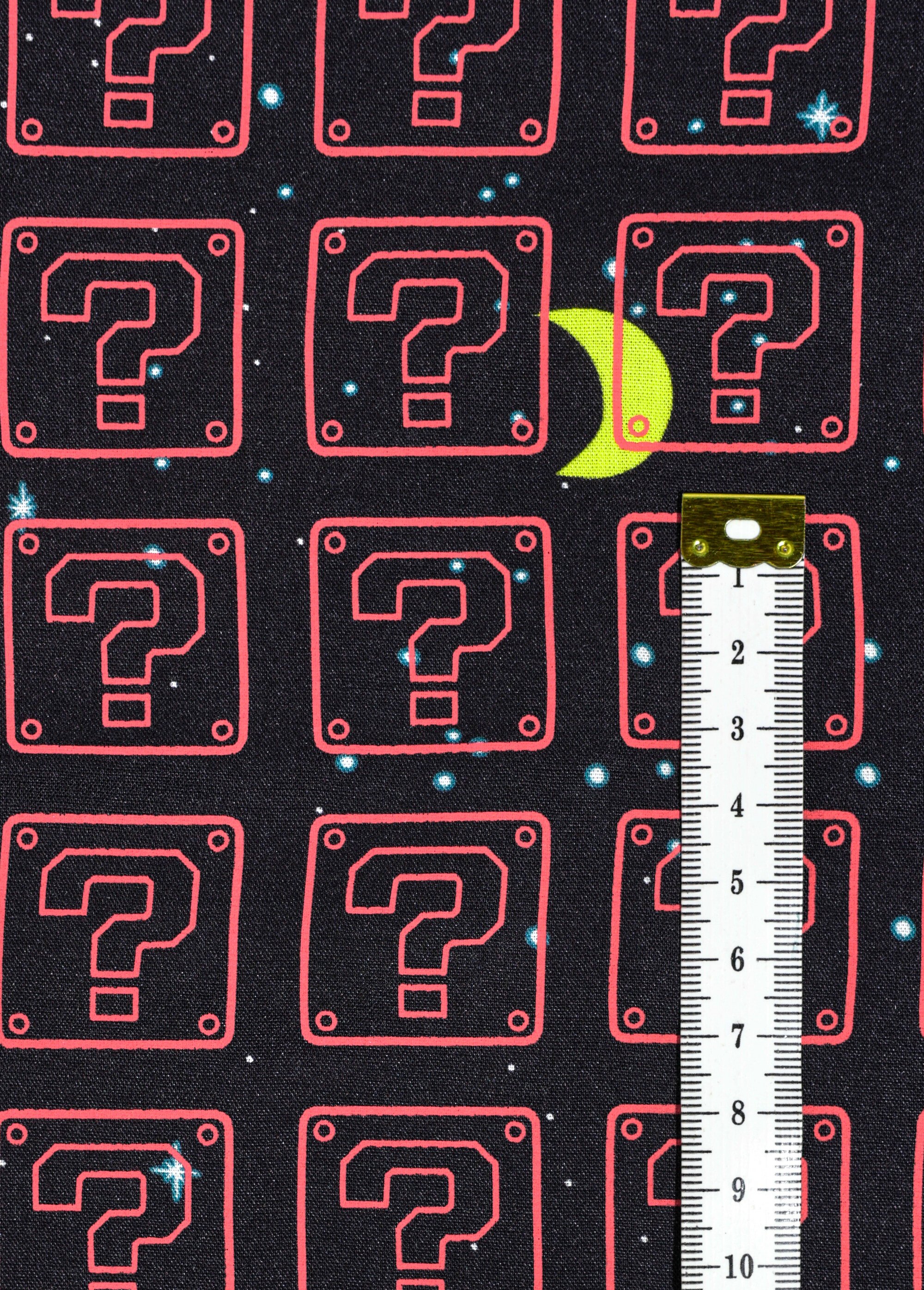 Coupon tissu habillement, Aliens 1R ROUGE COT112636 DE1