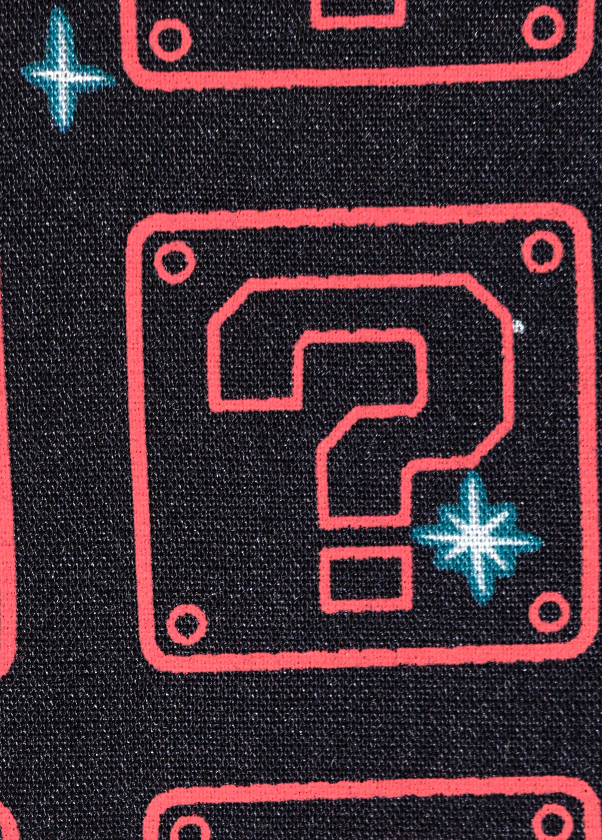 Coupon tissu habillement, Aliens 1R ROUGE COT112636 DE2