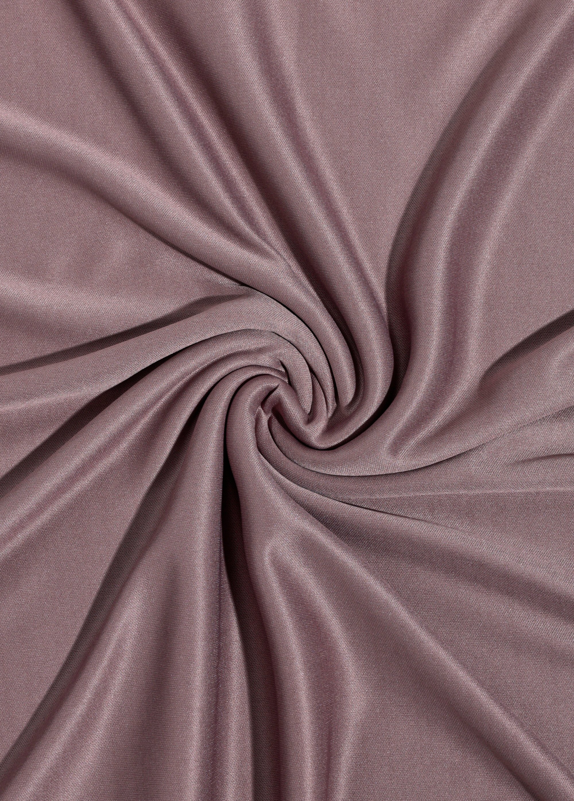 Coupon tissu habillement, jersey satiné MARRON COT139444 FA1