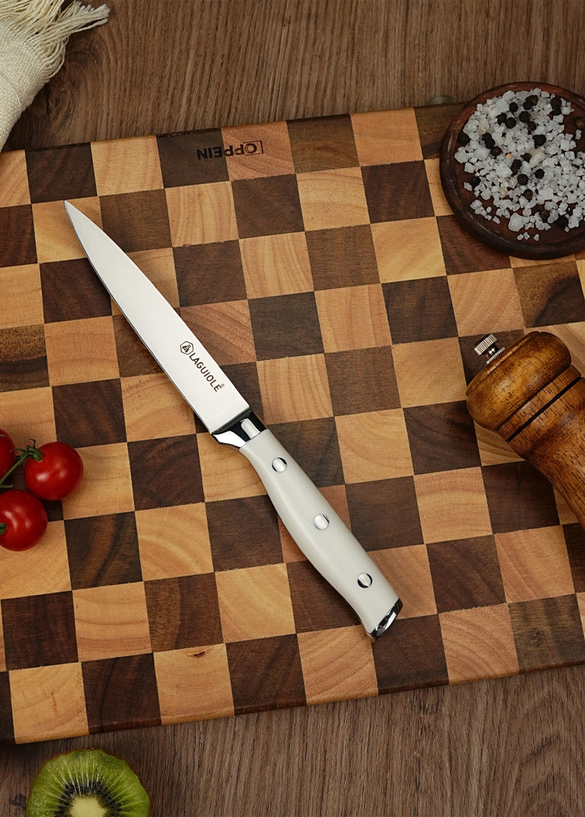 Couteau d'office lame forgée, Elégance Blanc 9171910 SI1