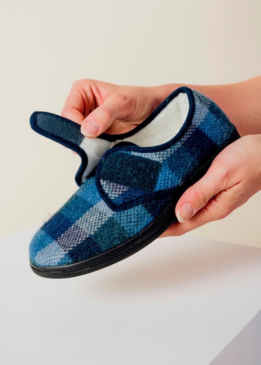 Derby largeur confort scratché mixte