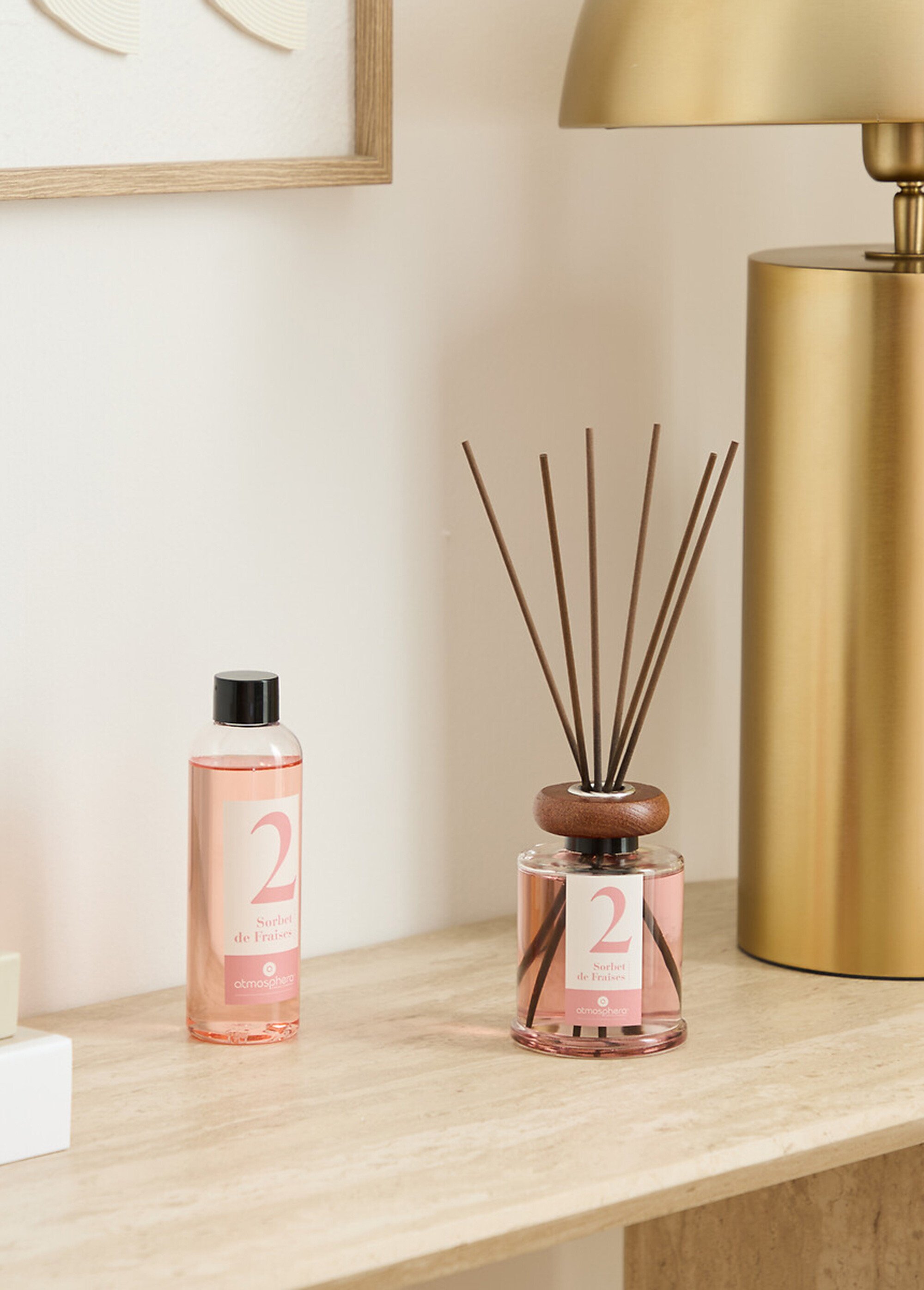 Diffuseur de parfum Numia en verre Rose JJA-214802 SI1