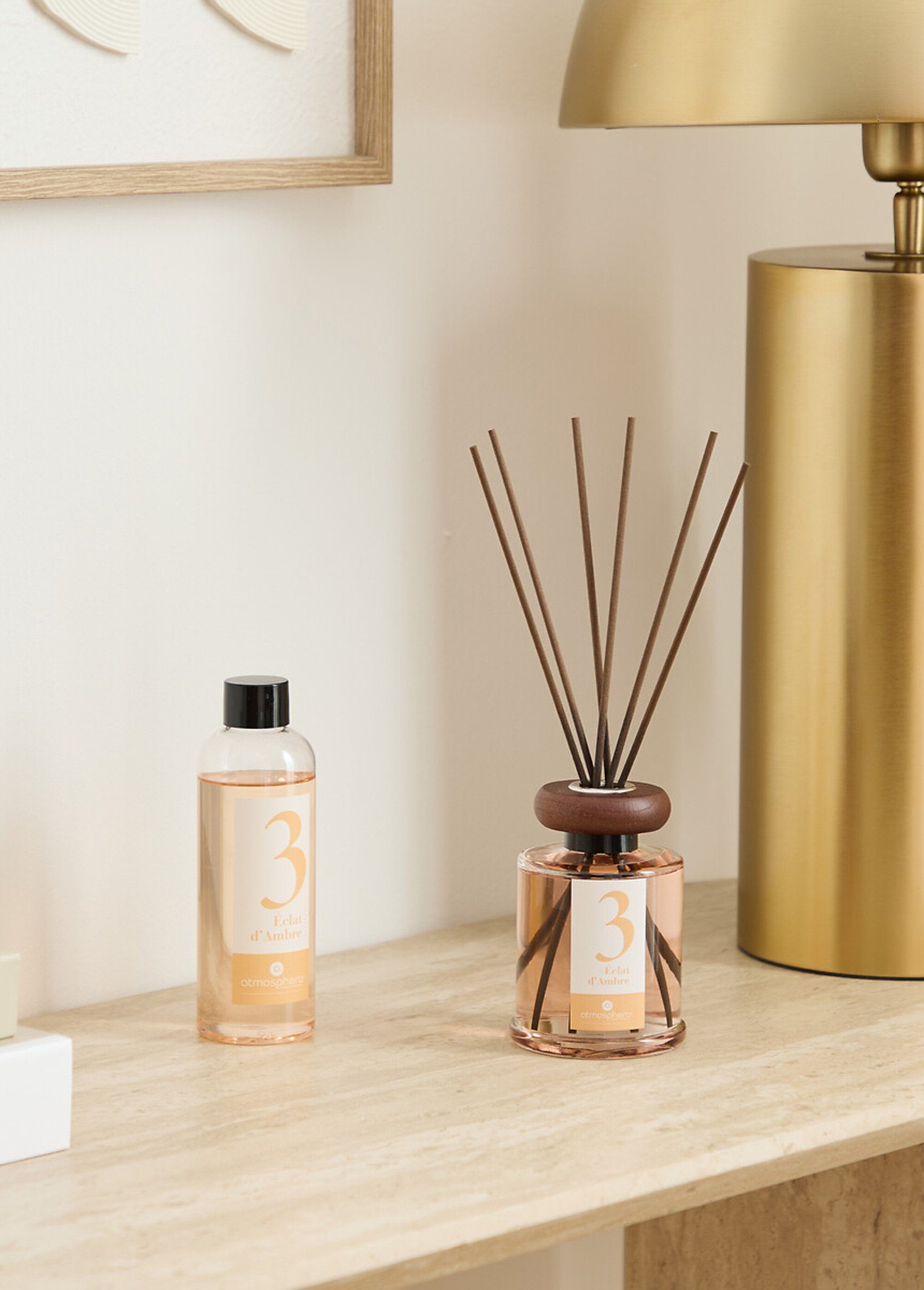 Diffuseur de parfum Numia en verre Beige JJA-214802 SI1