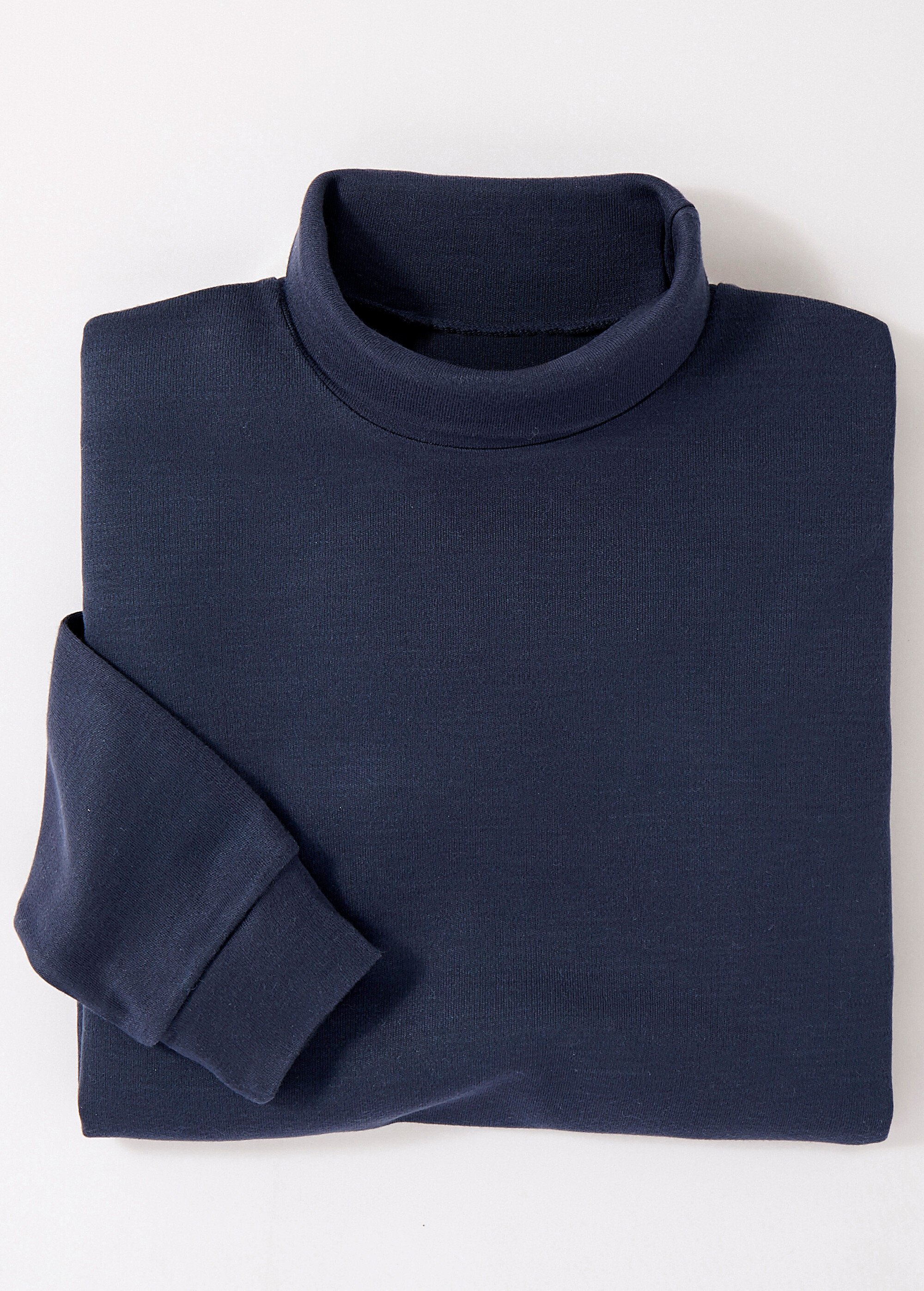 Lot de 2 sous-pulls col double en jersey