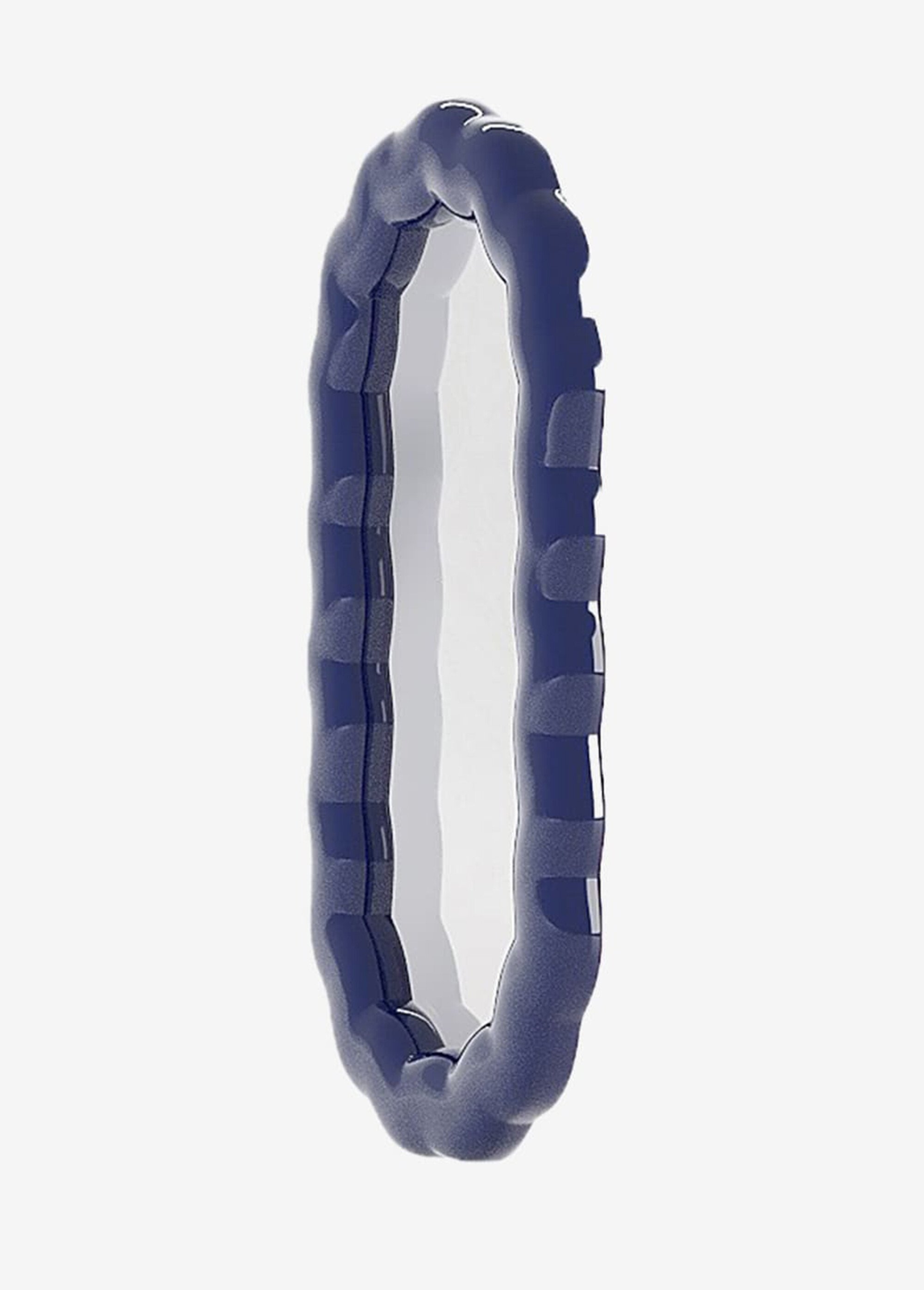 Miroir ovale décor céramique fantaisie