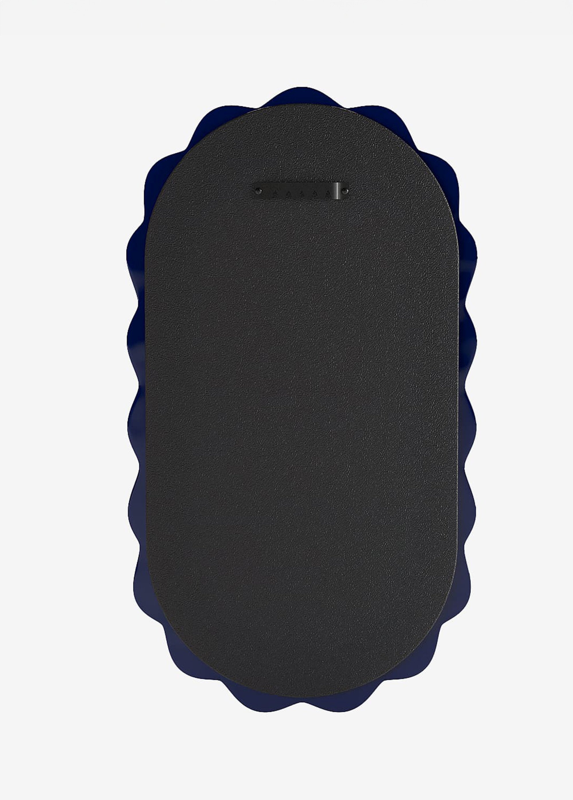 Miroir ovale décor céramique fantaisie