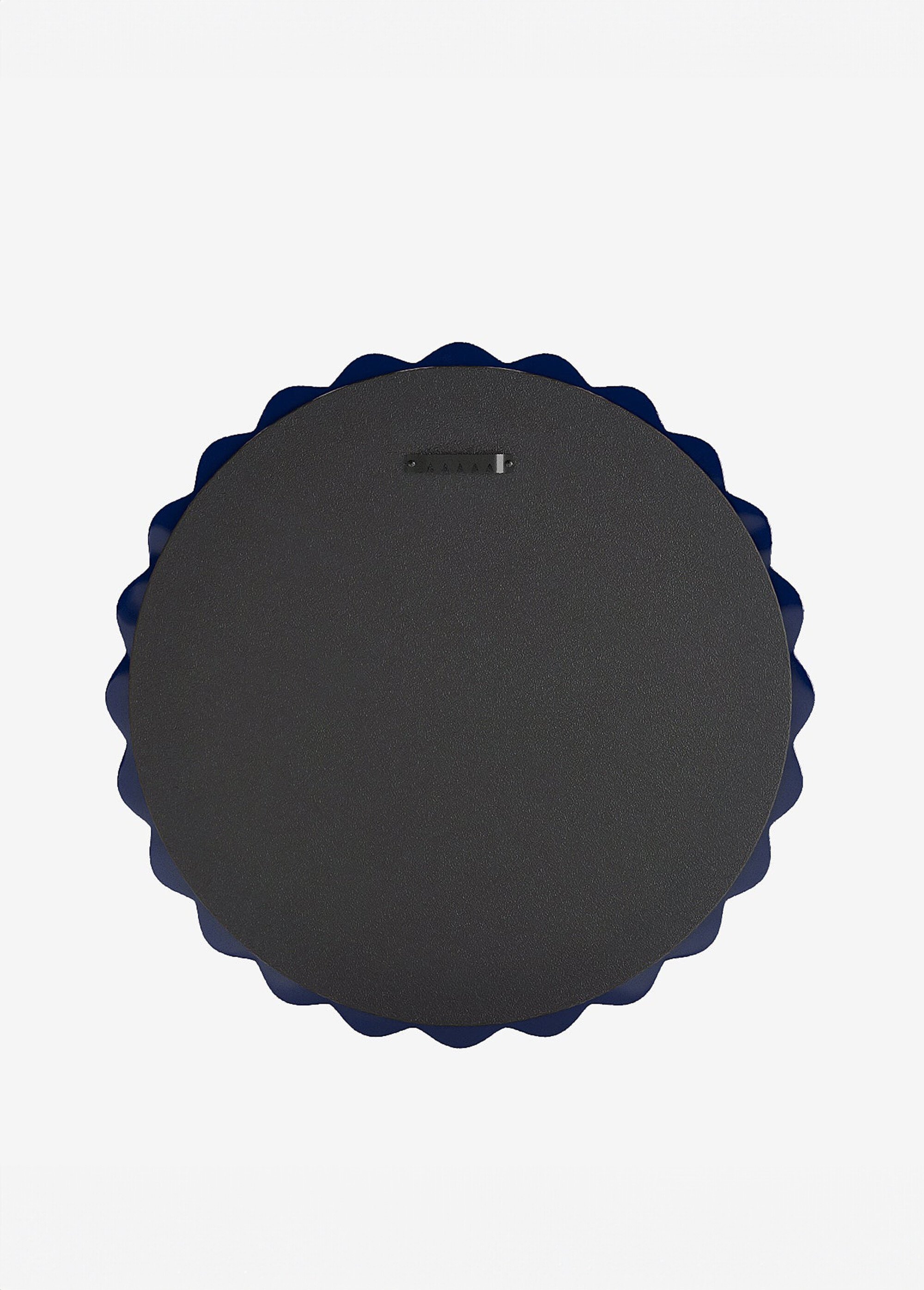 Miroir rond décor céramique fantaisie