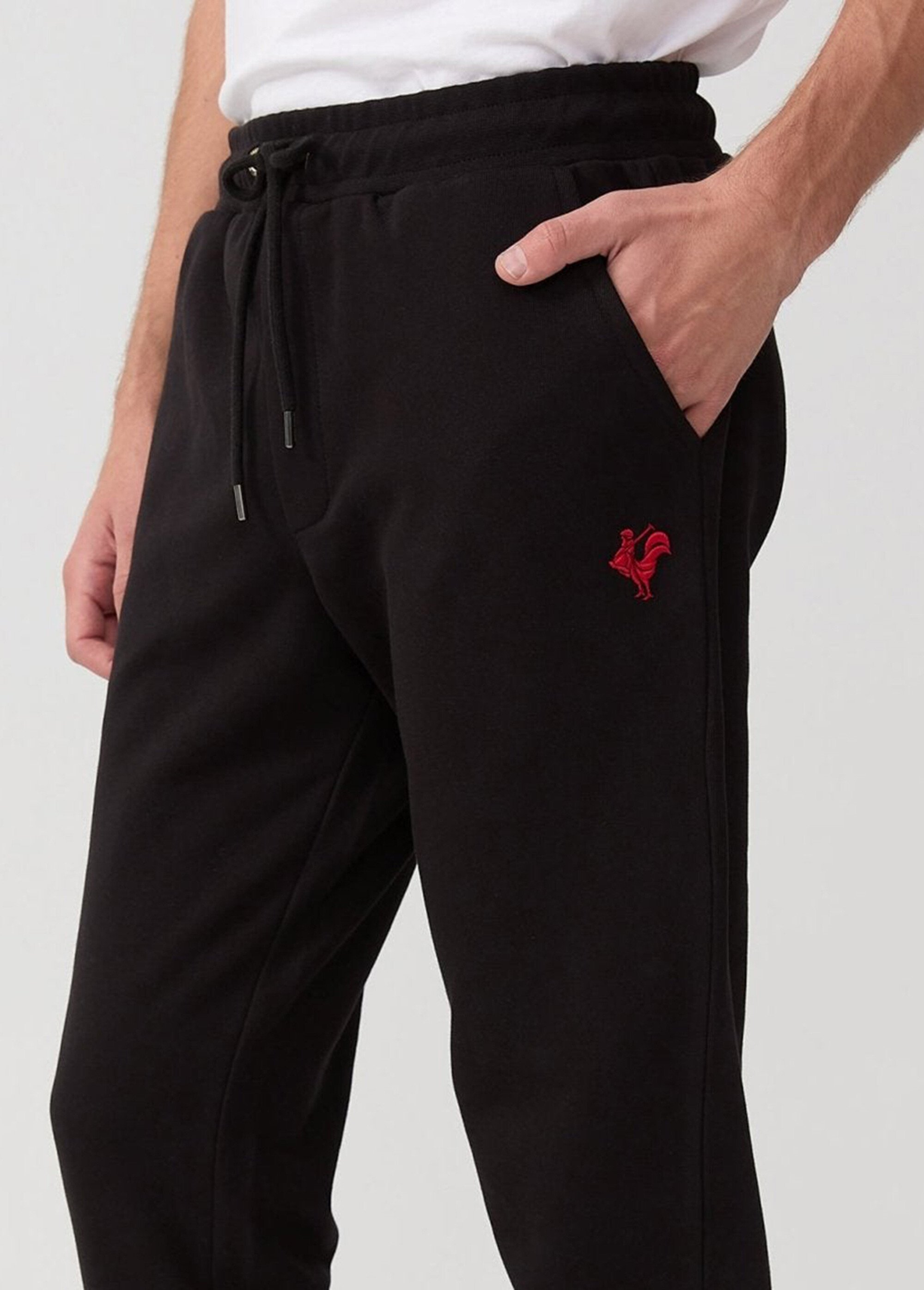 Pantalon sportswear en molleton Homme Noir MFKLEMAIRE DE1