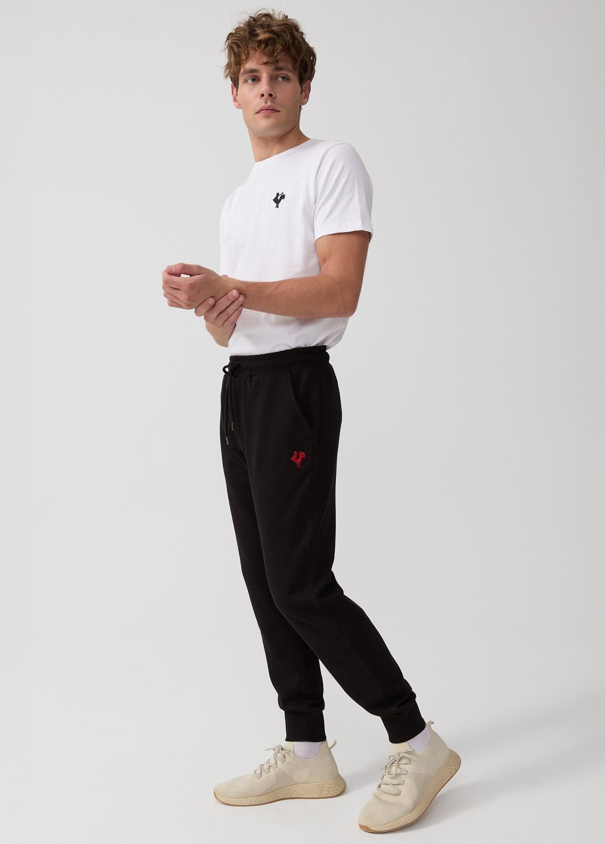 Pantalon sportswear en molleton Homme Noir MFKLEMAIRE SI1