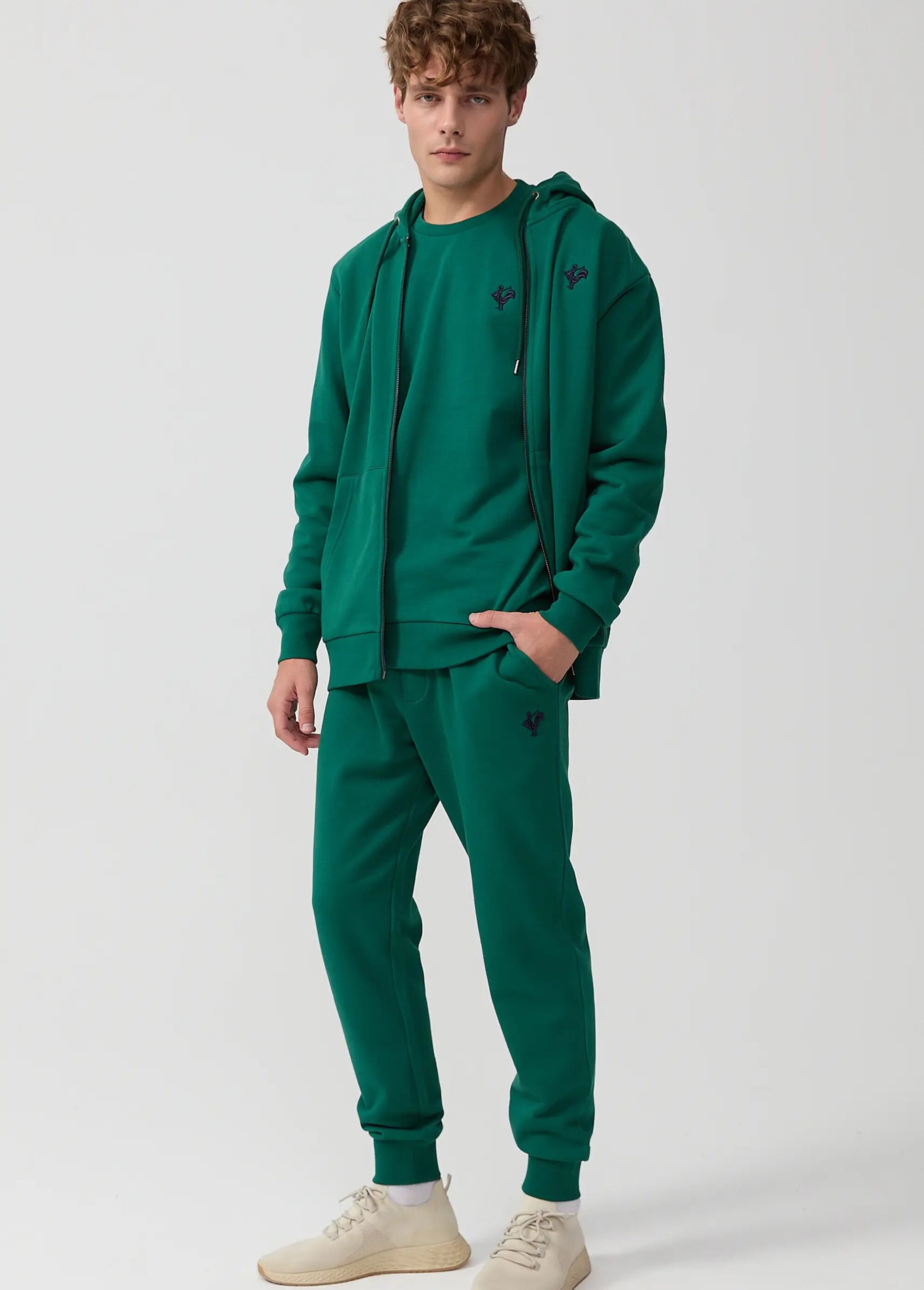 Pantalon sportswear en molleton