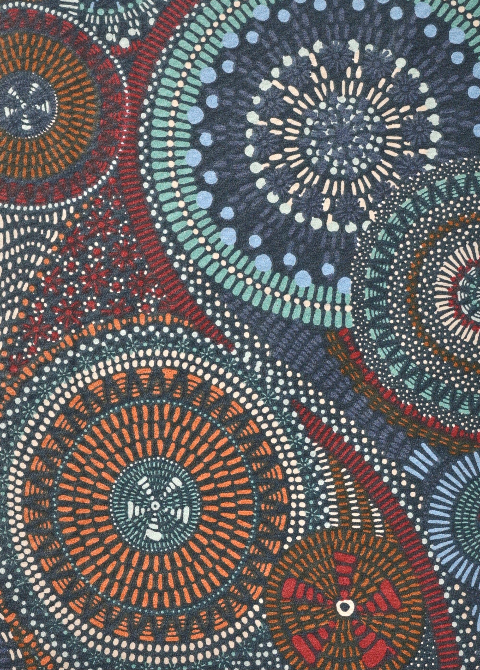 Parure de lit 3 pièces percale avec housse de couette, rosaces