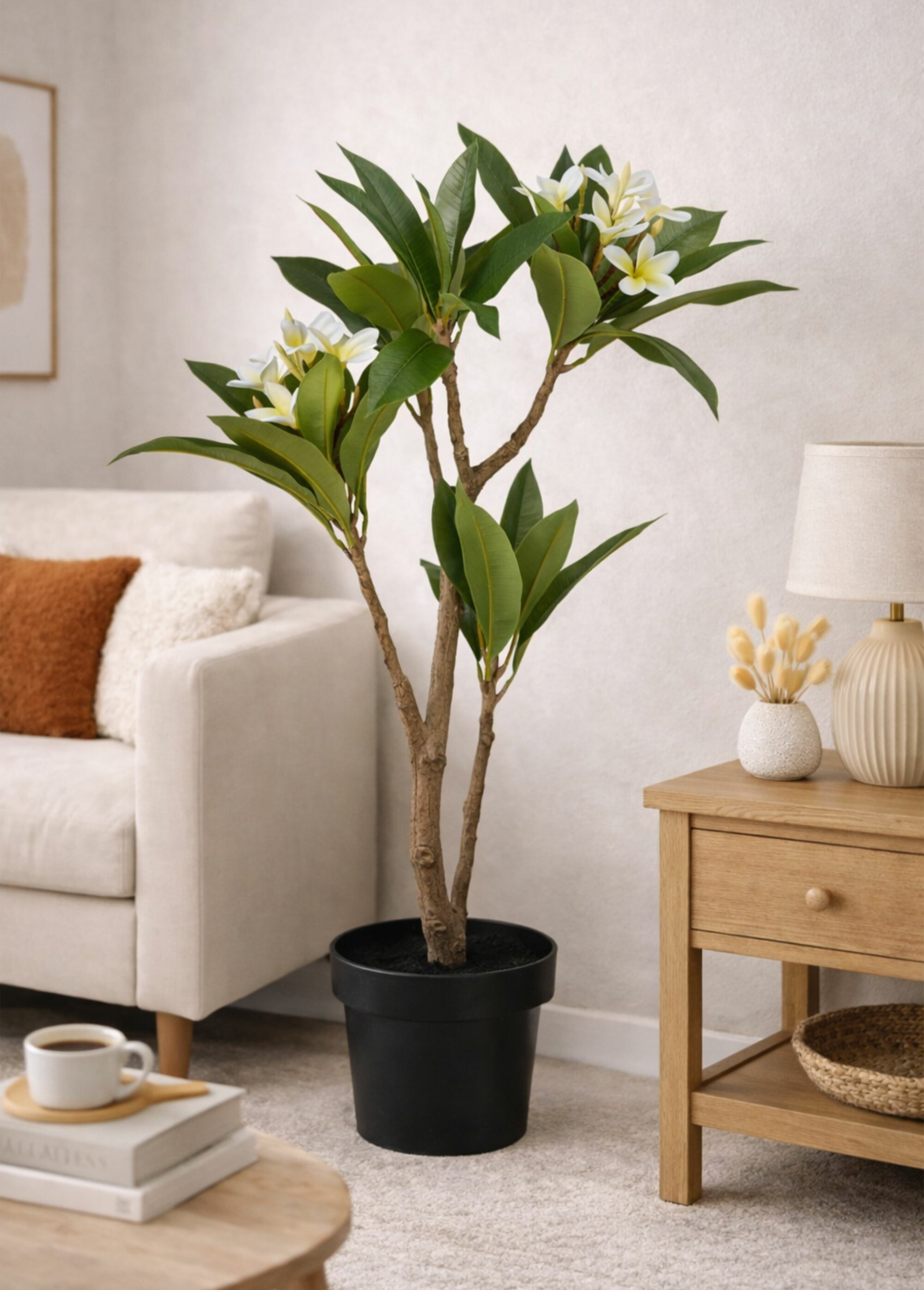 Plante artificielle frangipanier clair Vert KP-318001420 SI1