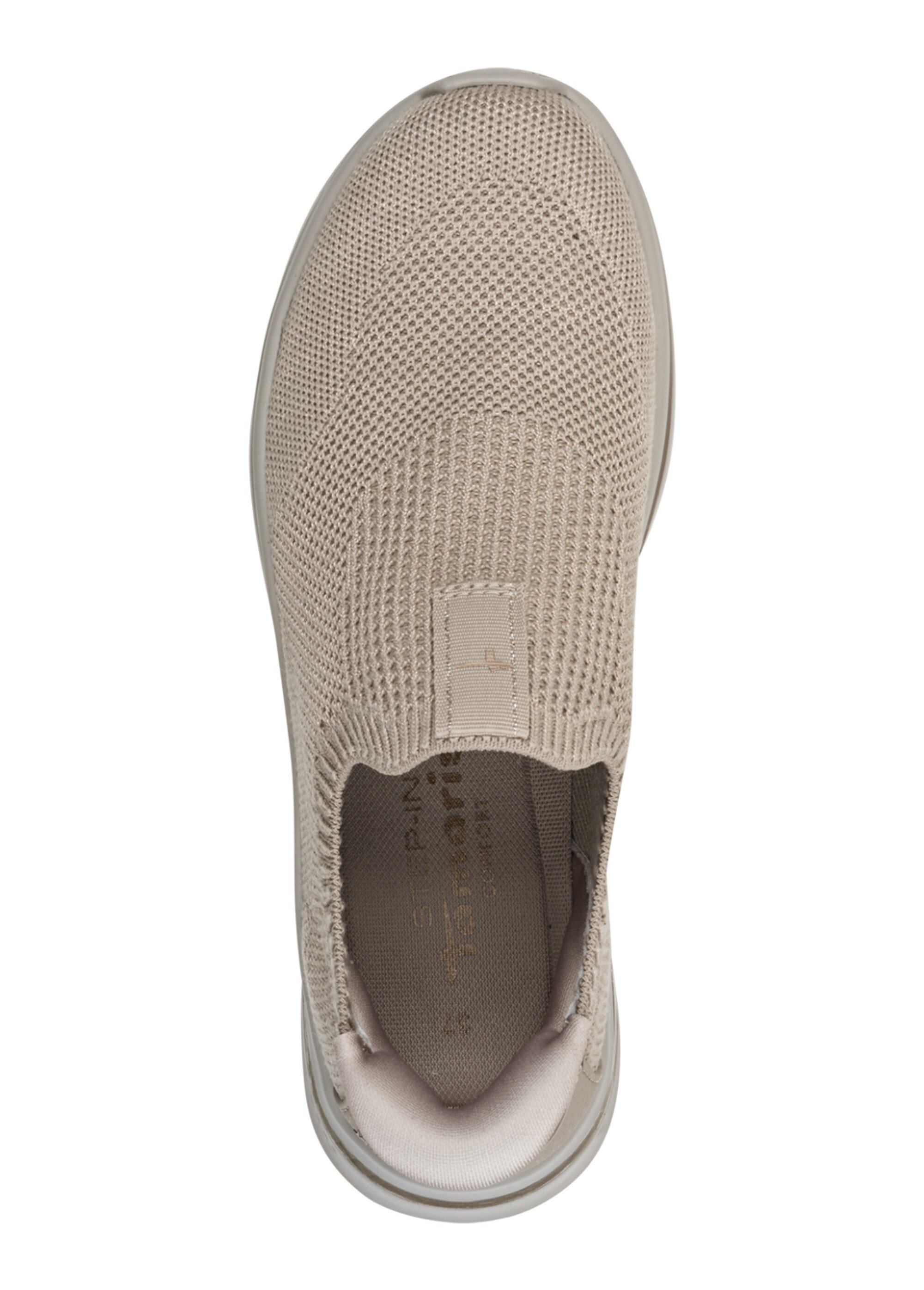 Sneakers sporty à enfiler en maille mesh Femme Marron TAM88470646 OV1