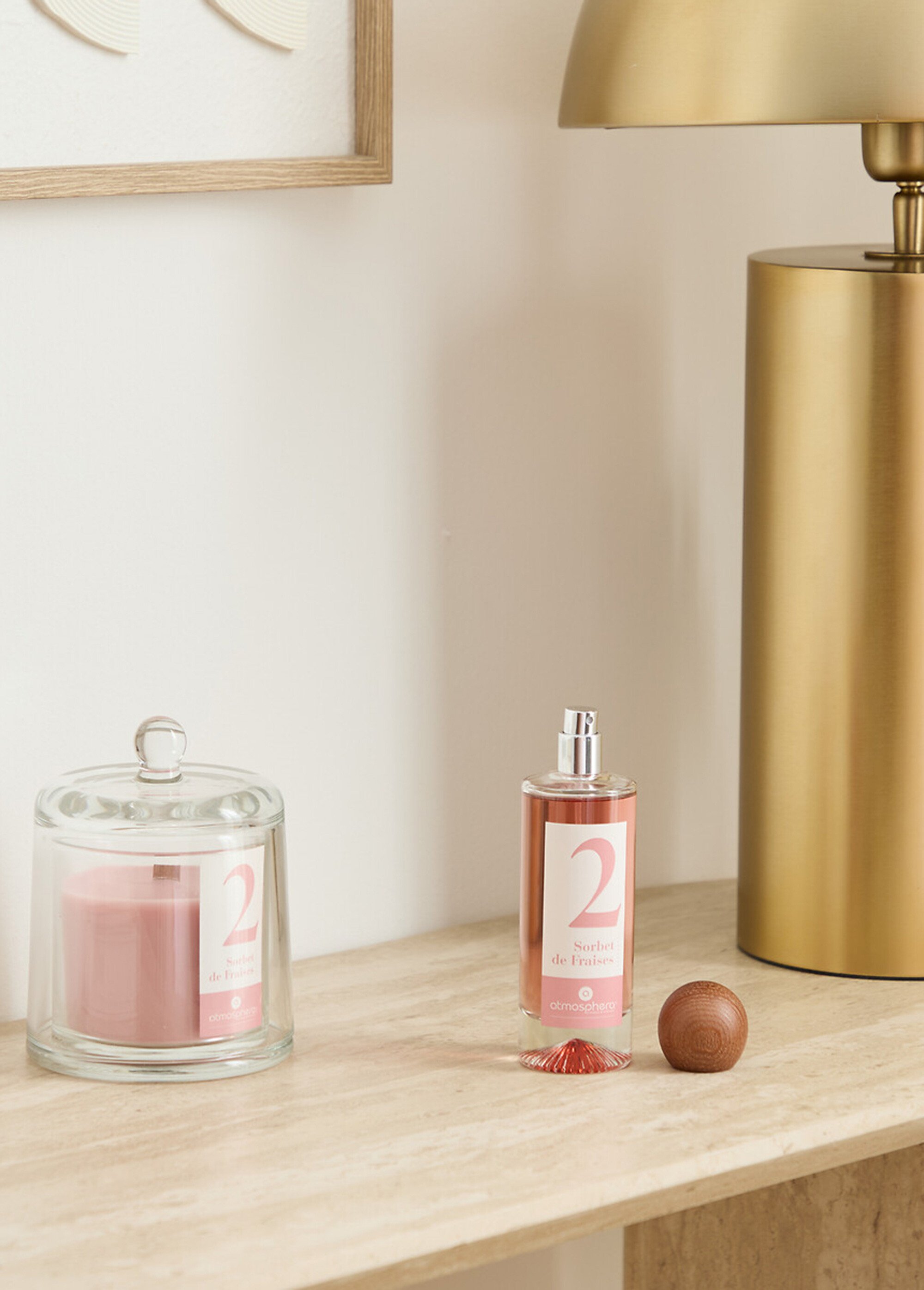 Spray parfumé Numia en verre Rose JJA-214803 SI1