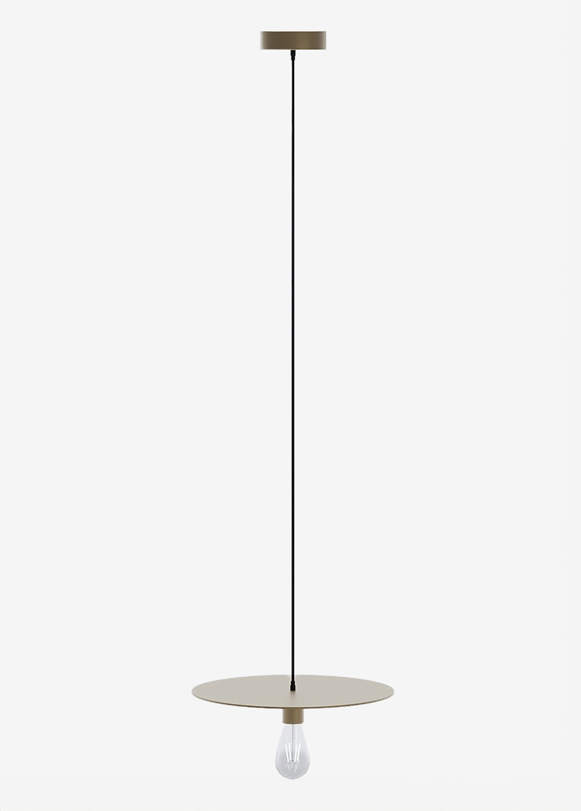 Suspension design disque métallisé mat