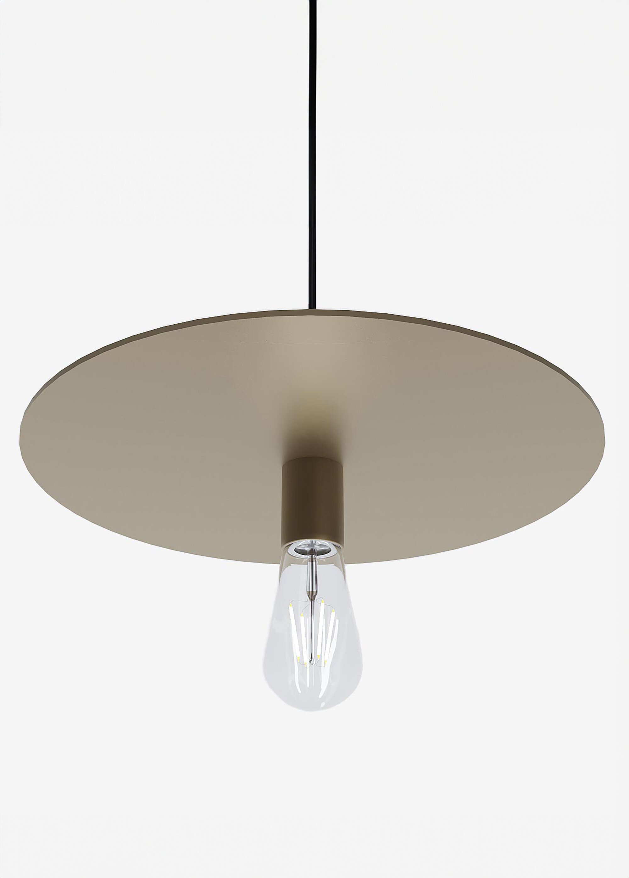 Suspension design disque métallisé mat